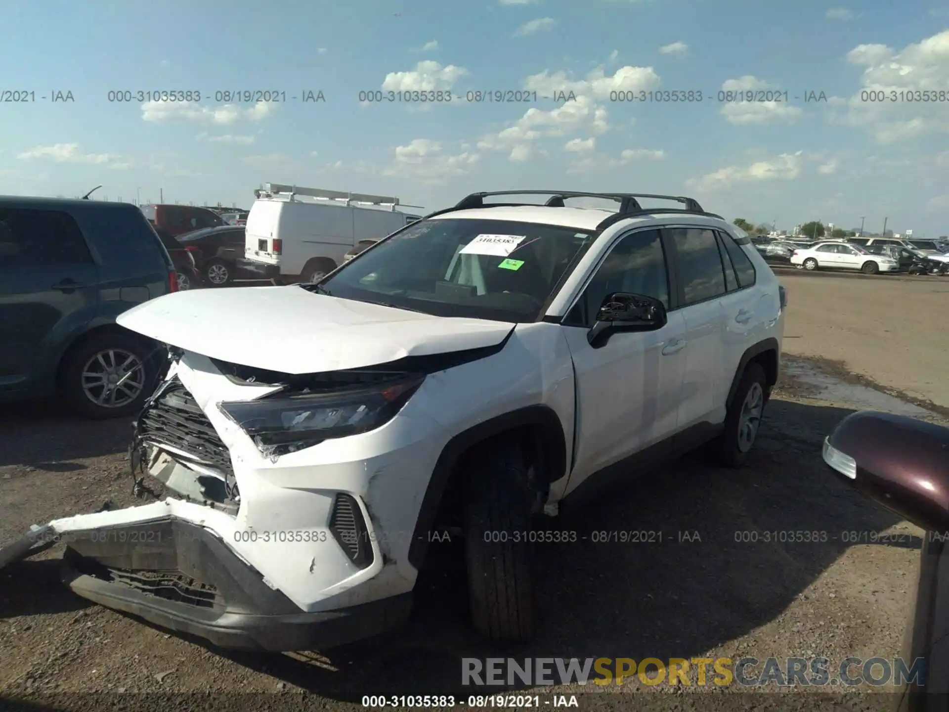 2 Photograph of a damaged car 2T3F1RFVXMC166382 TOYOTA RAV4 2021