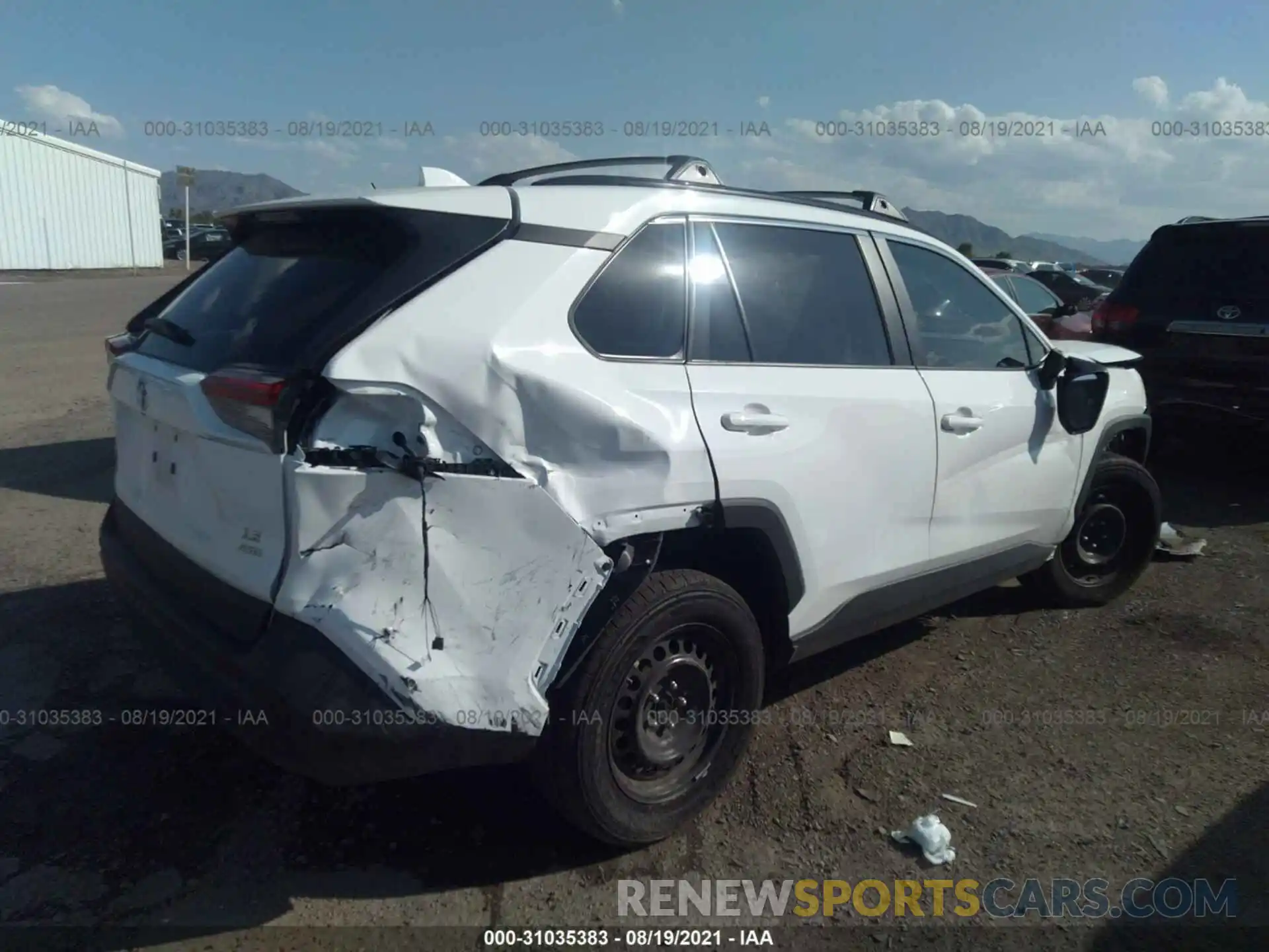 4 Photograph of a damaged car 2T3F1RFVXMC166382 TOYOTA RAV4 2021