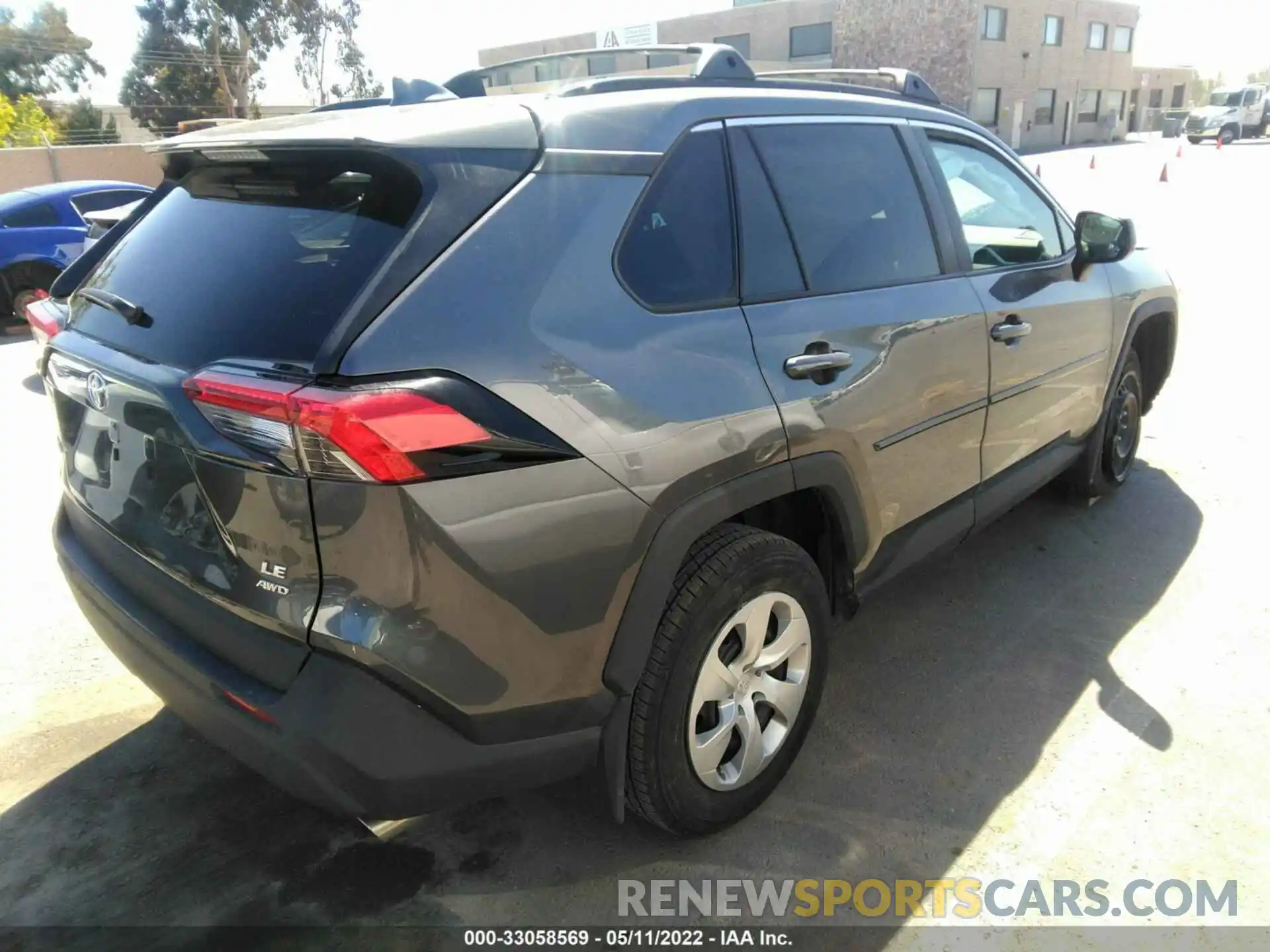 4 Photograph of a damaged car 2T3F1RFVXMC167354 TOYOTA RAV4 2021