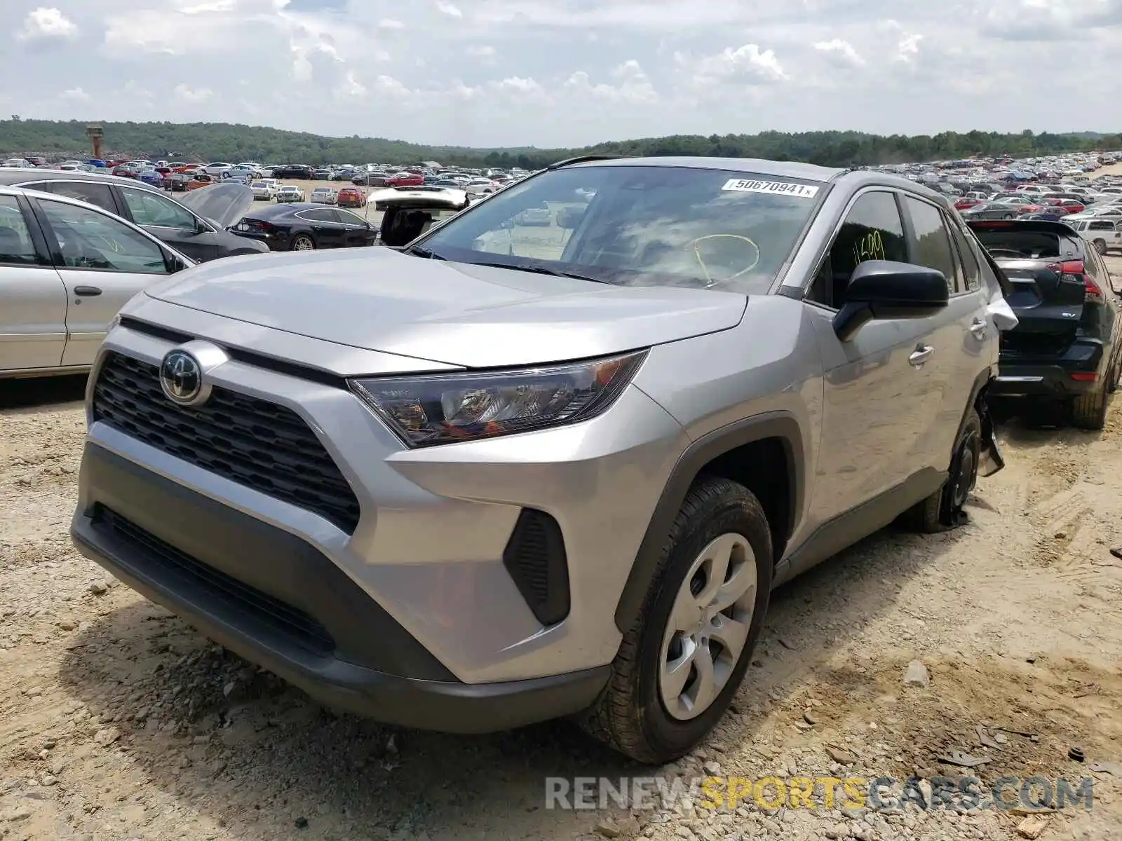 2 Photograph of a damaged car 2T3F1RFVXMC184901 TOYOTA RAV4 2021