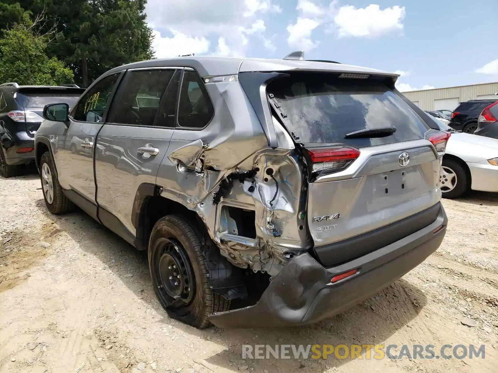 3 Photograph of a damaged car 2T3F1RFVXMC184901 TOYOTA RAV4 2021