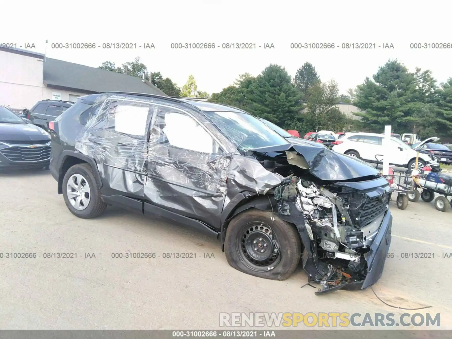 1 Photograph of a damaged car 2T3F1RFVXMC187619 TOYOTA RAV4 2021