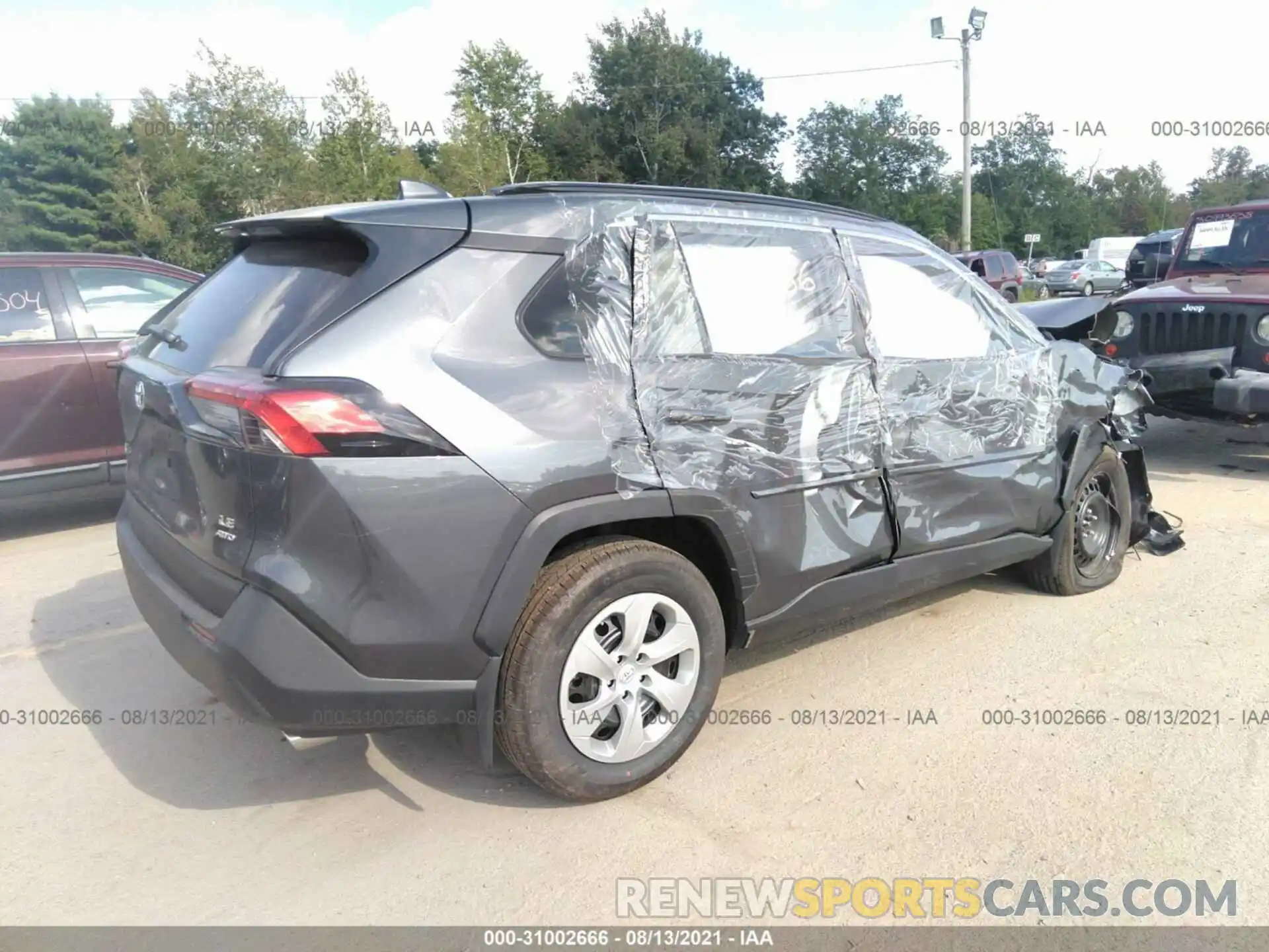 4 Photograph of a damaged car 2T3F1RFVXMC187619 TOYOTA RAV4 2021