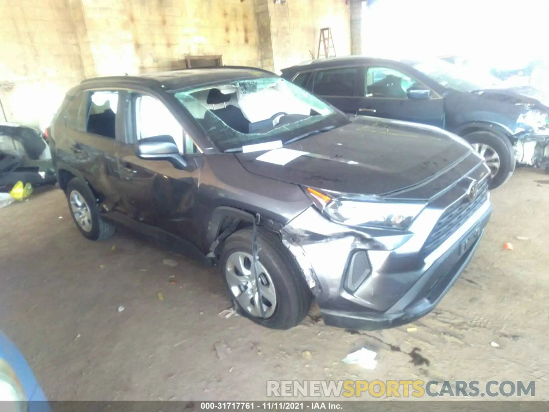 1 Photograph of a damaged car 2T3F1RFVXMC187880 TOYOTA RAV4 2021