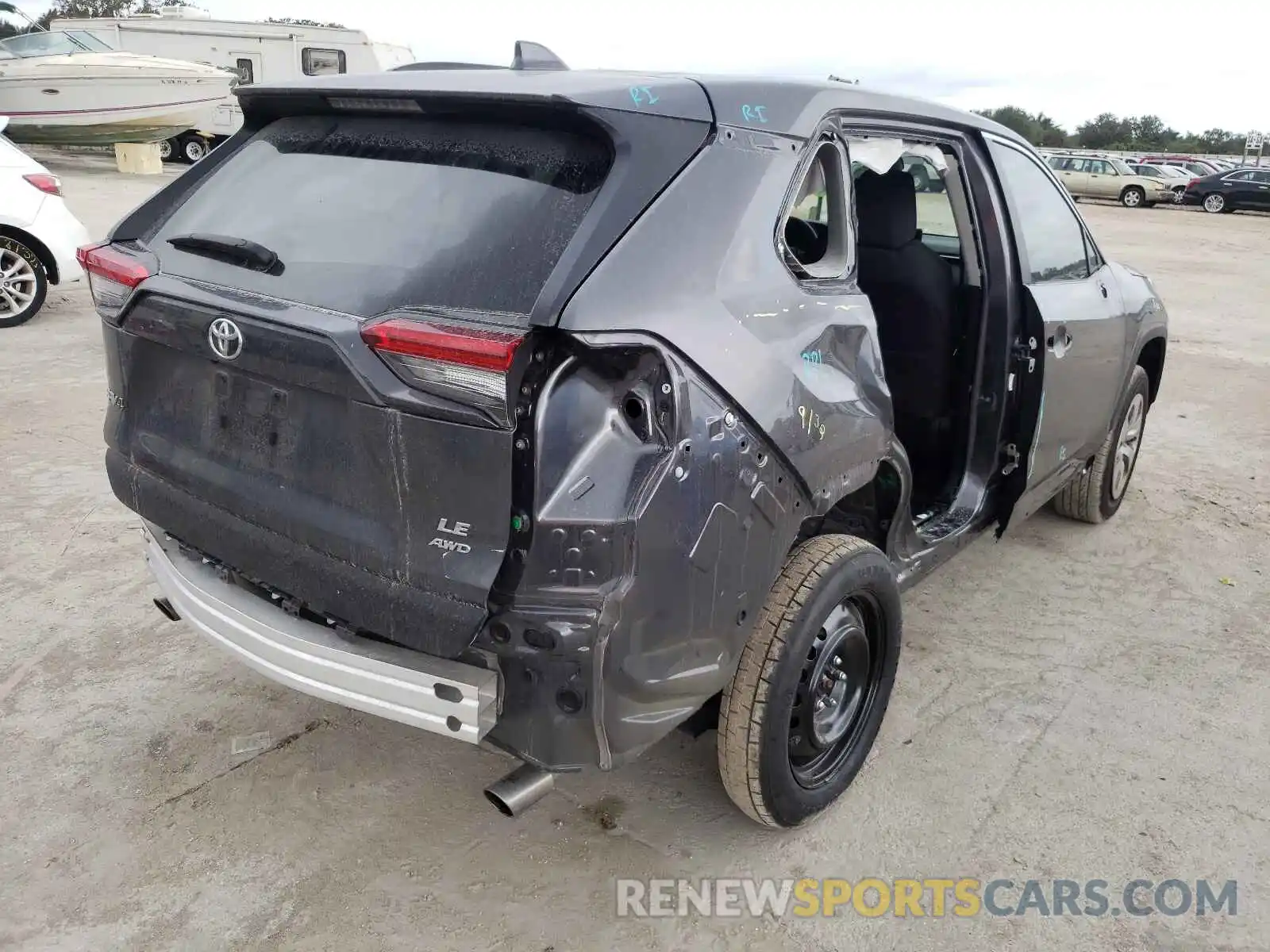 4 Photograph of a damaged car 2T3F1RFVXMC188494 TOYOTA RAV4 2021