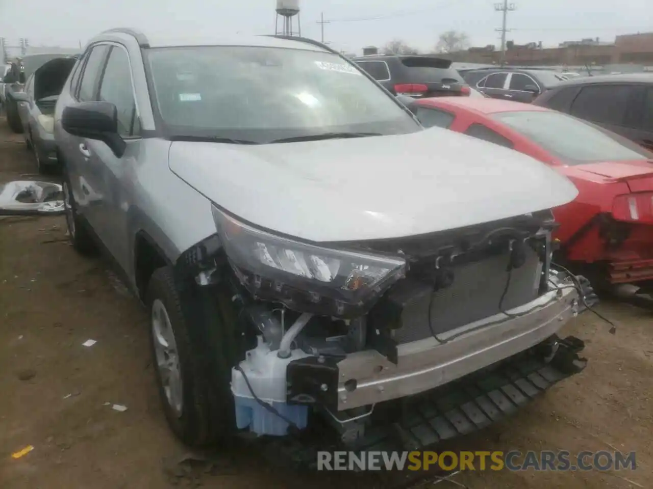 1 Photograph of a damaged car 2T3F1RFVXMC191010 TOYOTA RAV4 2021