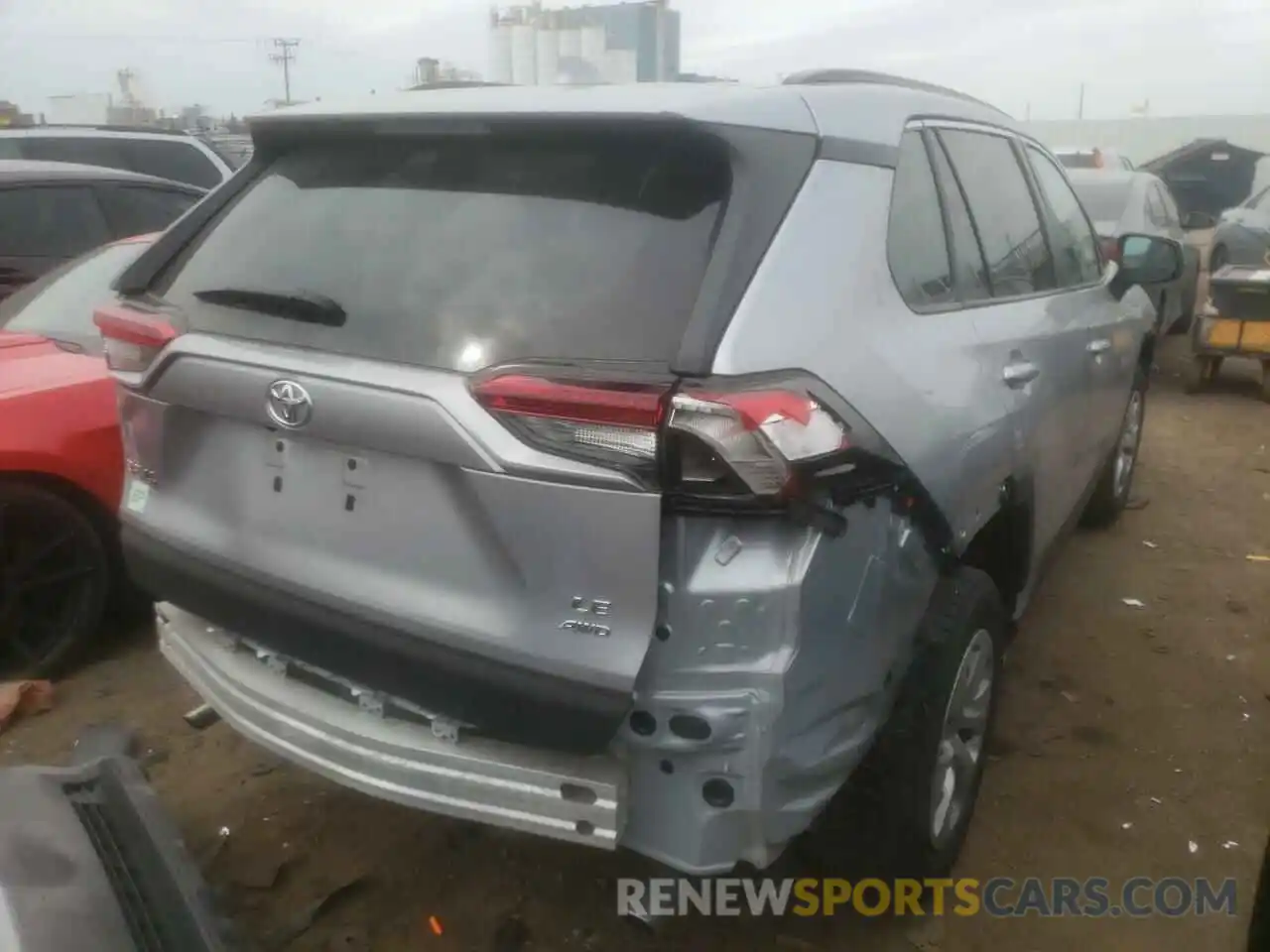 4 Photograph of a damaged car 2T3F1RFVXMC191010 TOYOTA RAV4 2021