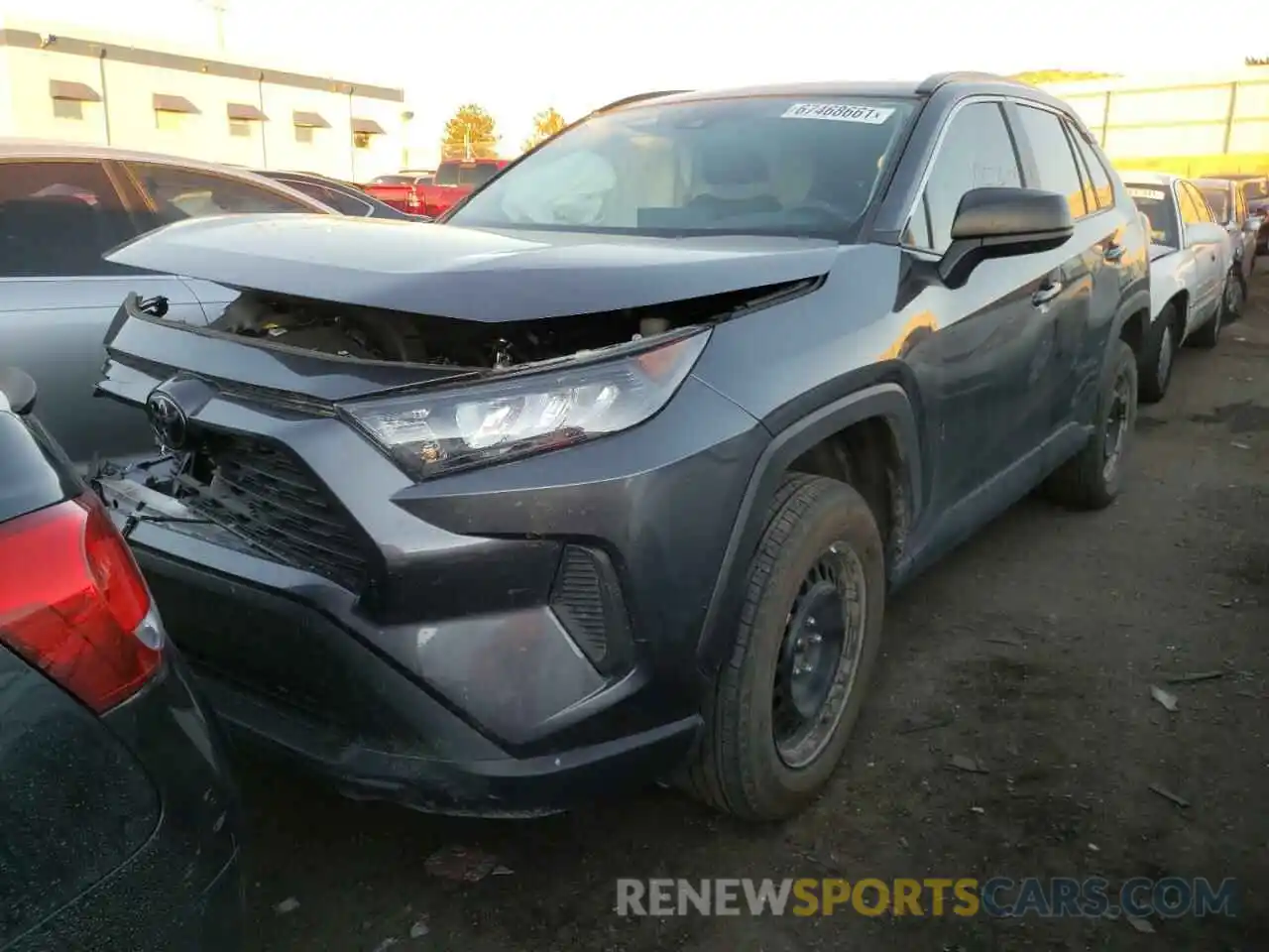 2 Photograph of a damaged car 2T3F1RFVXMC191086 TOYOTA RAV4 2021