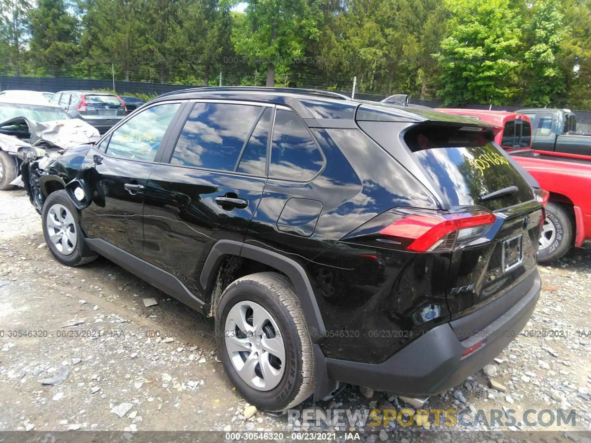 3 Фотография поврежденного автомобиля 2T3F1RFVXMC201079 TOYOTA RAV4 2021