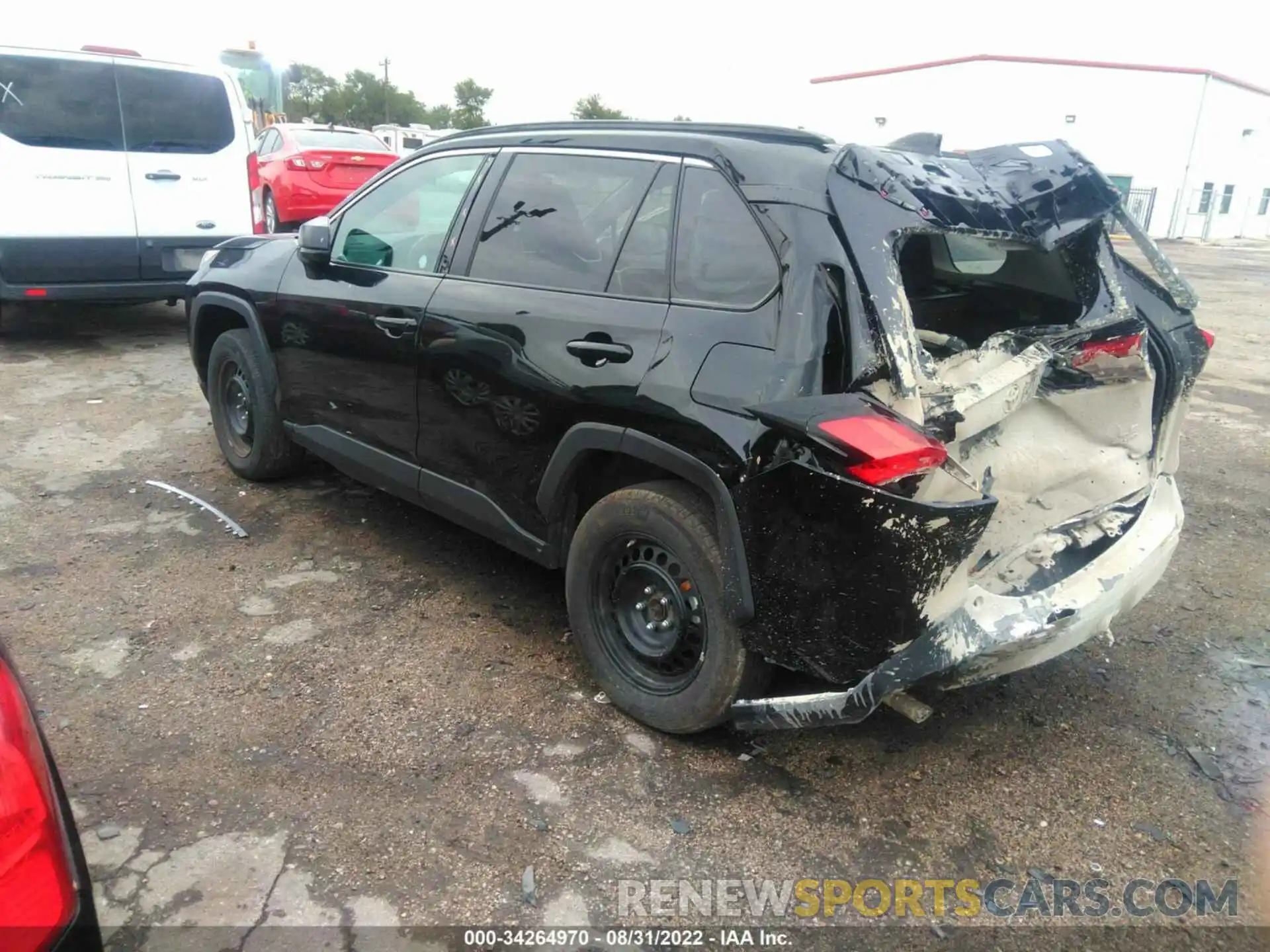 3 Фотография поврежденного автомобиля 2T3F1RFVXMC203656 TOYOTA RAV4 2021