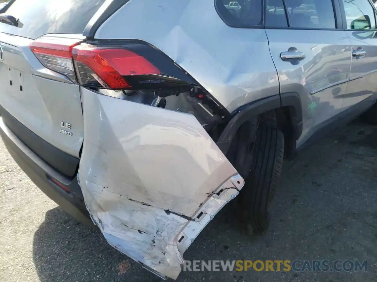 9 Photograph of a damaged car 2T3F1RFVXMC207769 TOYOTA RAV4 2021