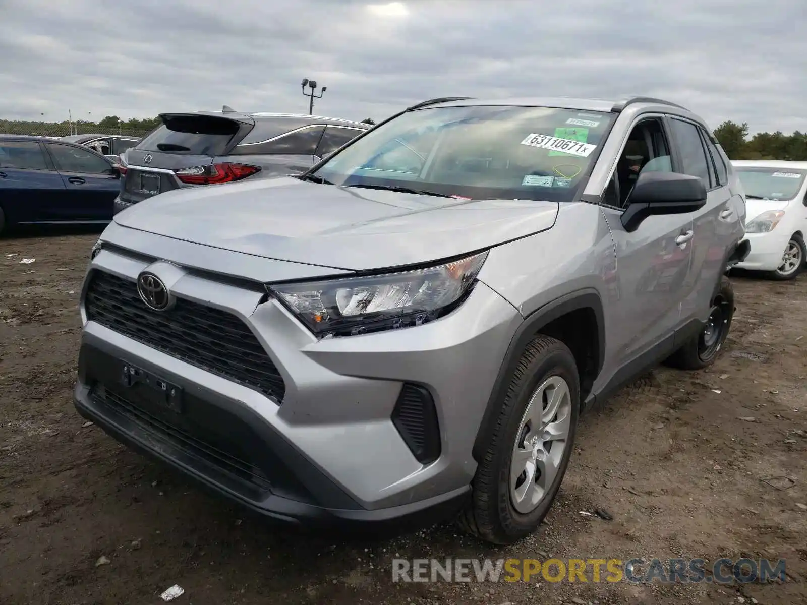 2 Photograph of a damaged car 2T3F1RFVXMC208159 TOYOTA RAV4 2021