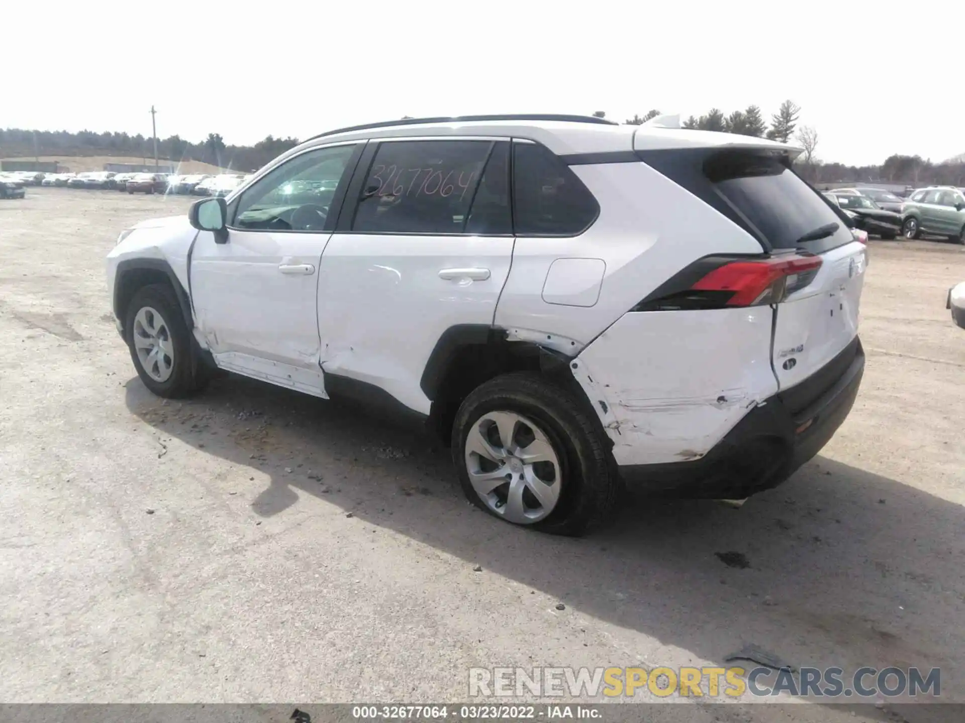 6 Фотография поврежденного автомобиля 2T3F1RFVXMC215550 TOYOTA RAV4 2021