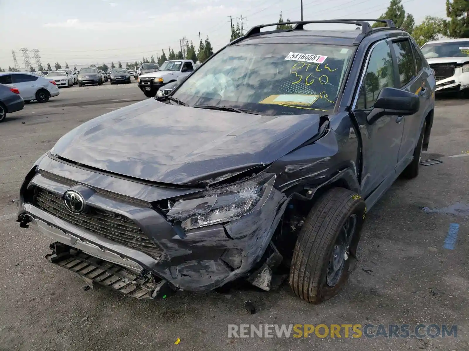 2 Photograph of a damaged car 2T3F1RFVXMC219422 TOYOTA RAV4 2021