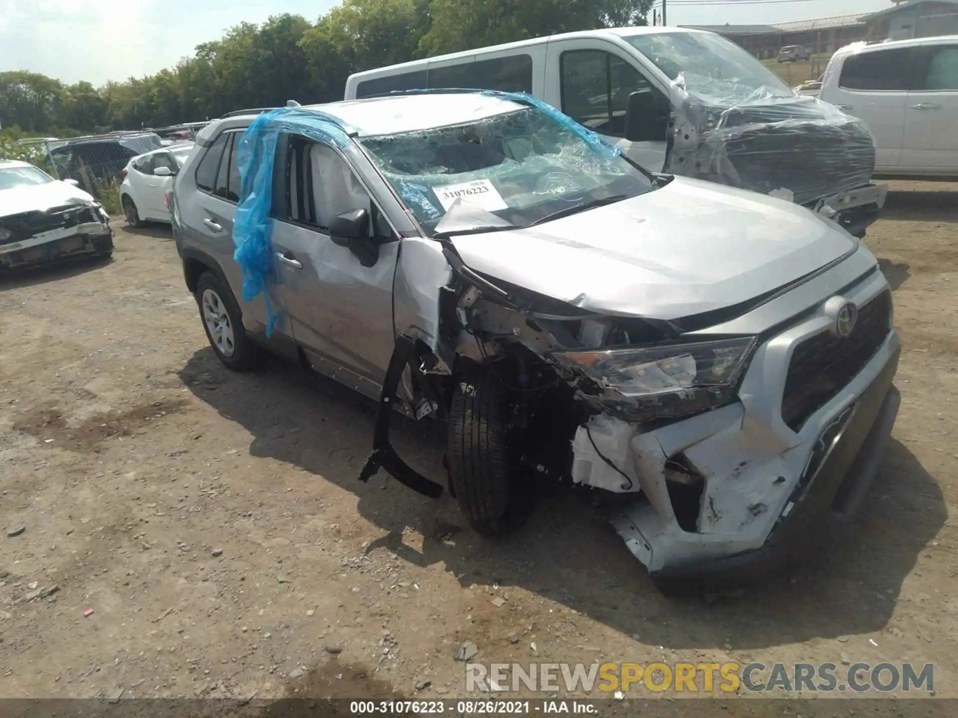 1 Photograph of a damaged car 2T3F1RFVXMC224247 TOYOTA RAV4 2021