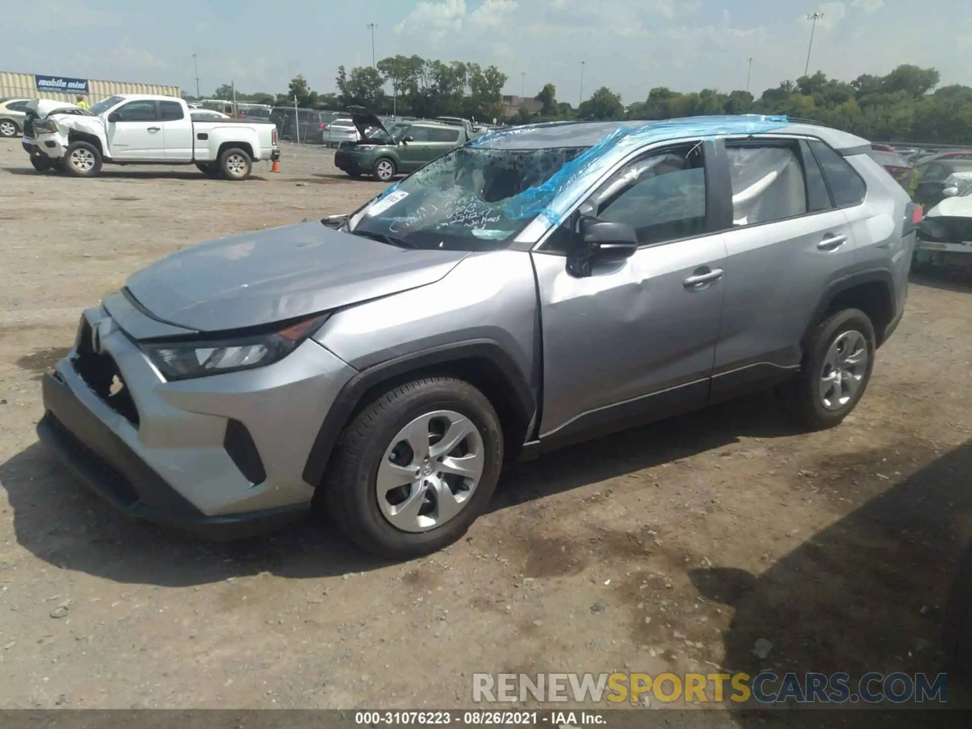 2 Фотография поврежденного автомобиля 2T3F1RFVXMC224247 TOYOTA RAV4 2021