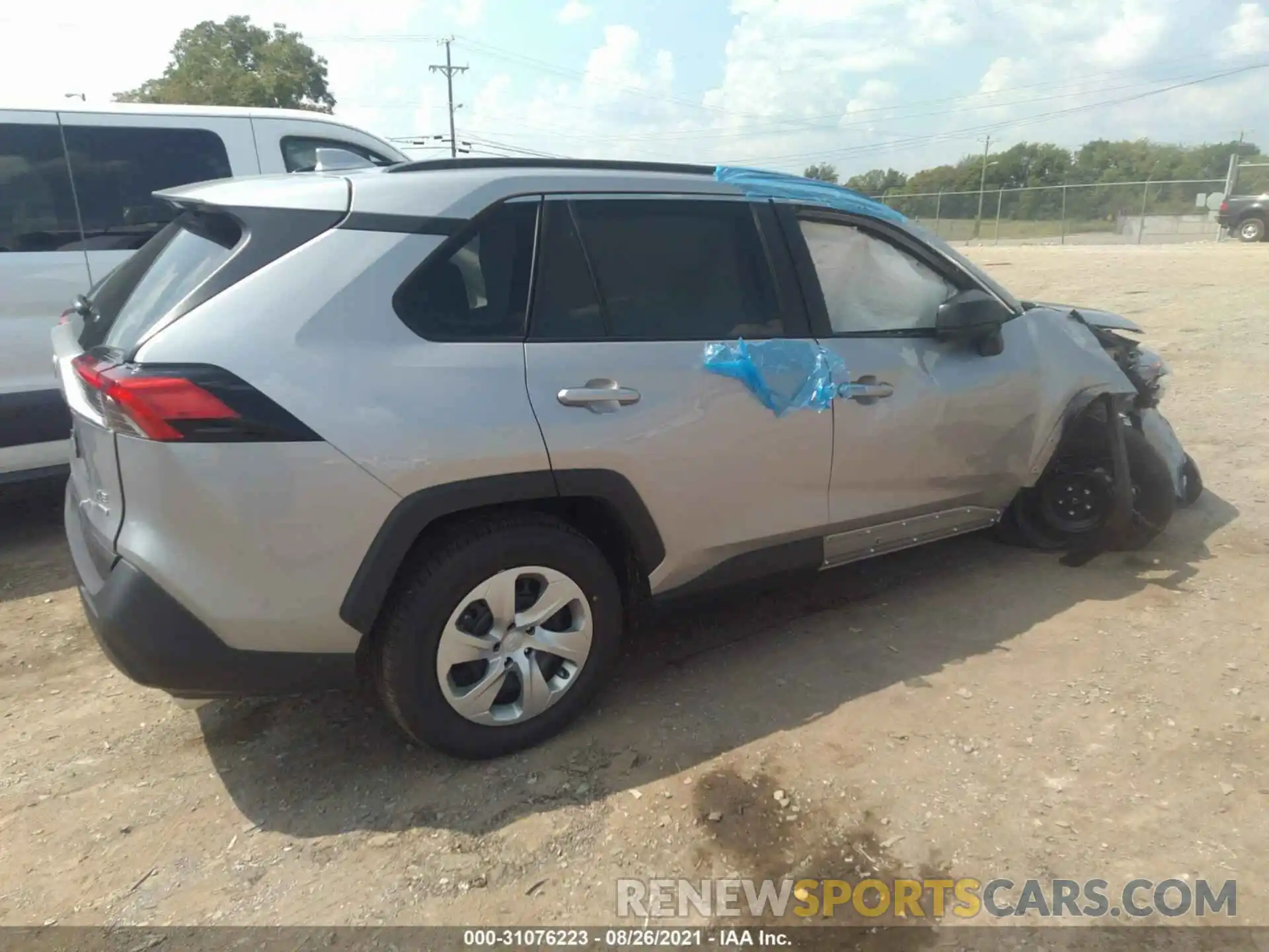 4 Photograph of a damaged car 2T3F1RFVXMC224247 TOYOTA RAV4 2021