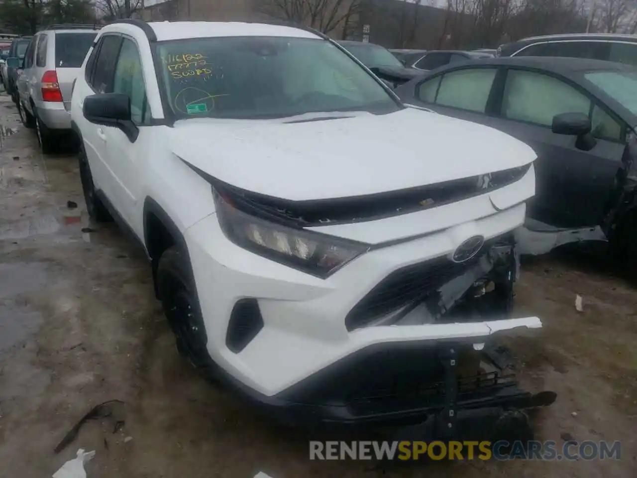 1 Photograph of a damaged car 2T3F1RFVXMC243414 TOYOTA RAV4 2021