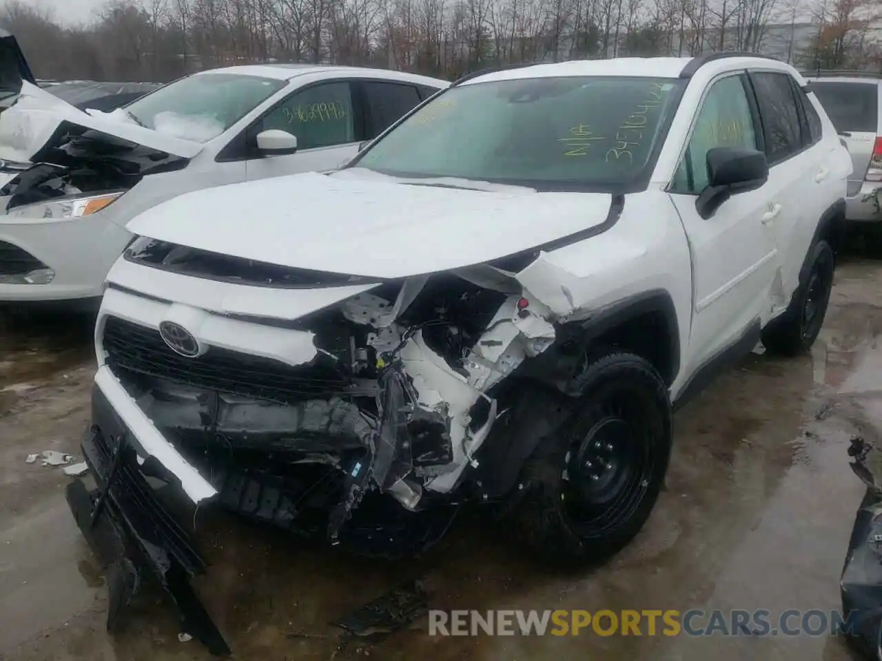 2 Photograph of a damaged car 2T3F1RFVXMC243414 TOYOTA RAV4 2021