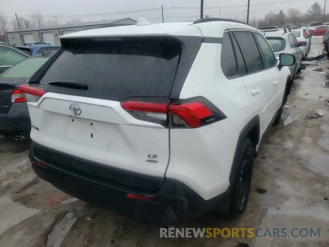 4 Photograph of a damaged car 2T3F1RFVXMC243414 TOYOTA RAV4 2021