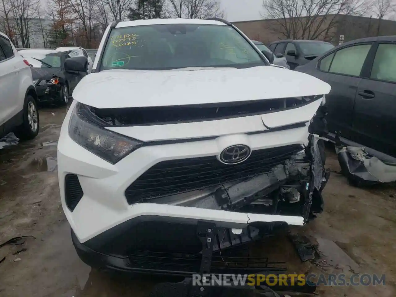 9 Photograph of a damaged car 2T3F1RFVXMC243414 TOYOTA RAV4 2021