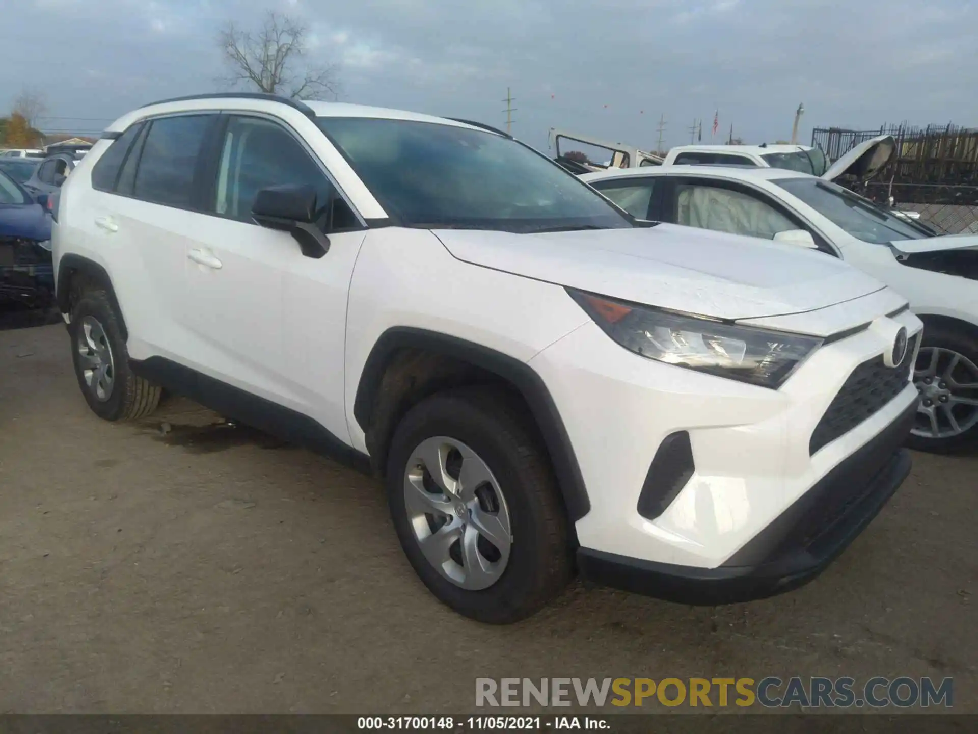 1 Photograph of a damaged car 2T3F1RFVXMW181558 TOYOTA RAV4 2021