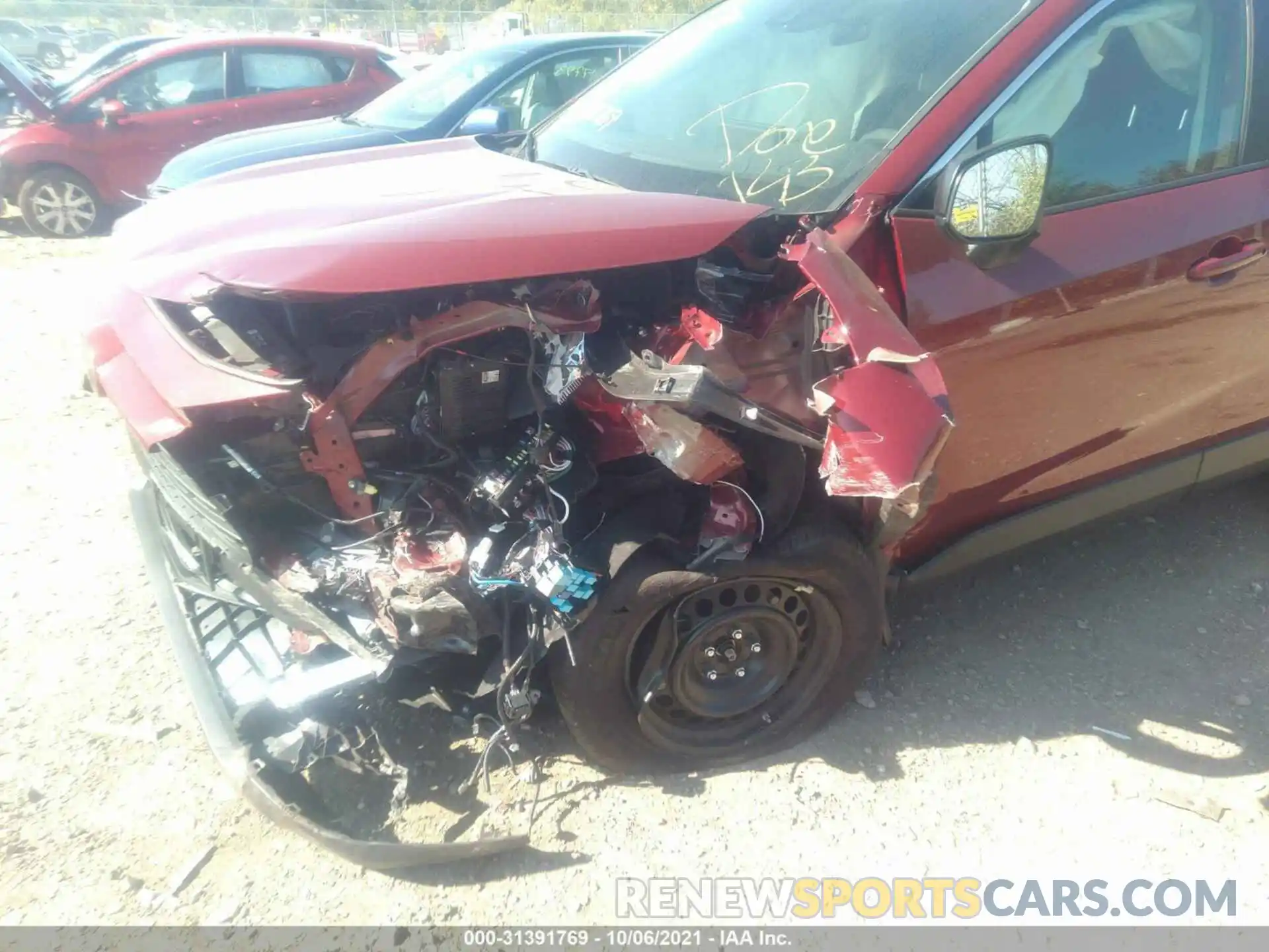 6 Photograph of a damaged car 2T3F1RFVXMW191393 TOYOTA RAV4 2021