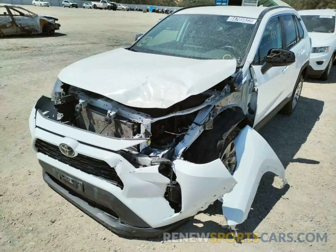 2 Photograph of a damaged car 2T3F1RFVXMW191801 TOYOTA RAV4 2021