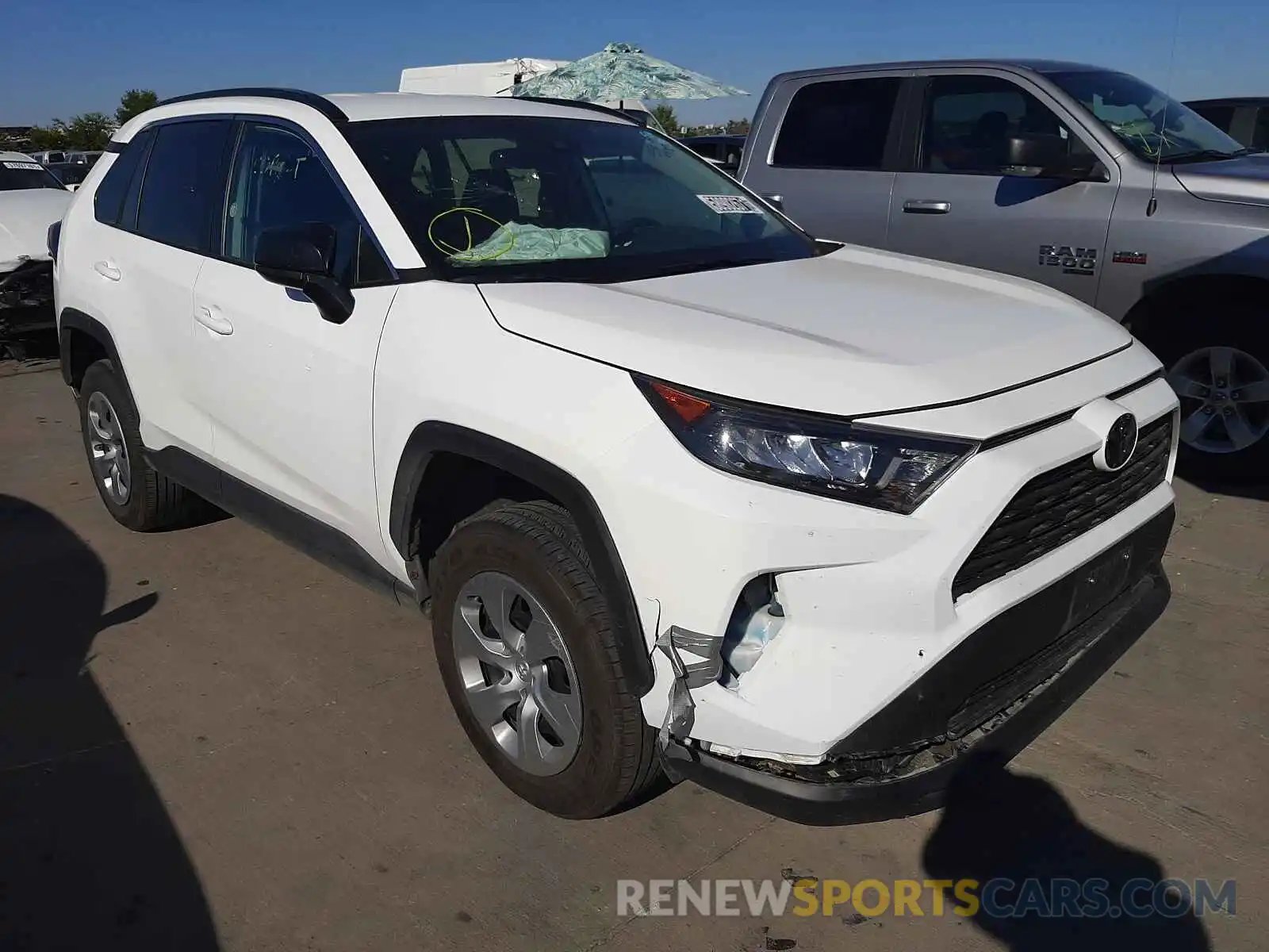 1 Photograph of a damaged car 2T3F1RFVXMW194634 TOYOTA RAV4 2021