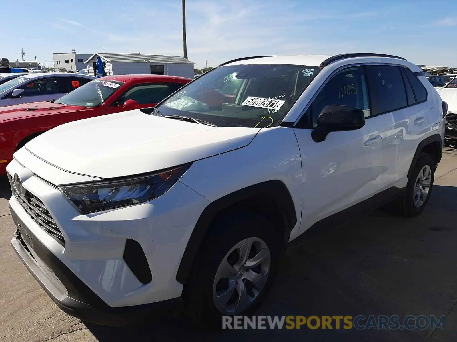 2 Photograph of a damaged car 2T3F1RFVXMW194634 TOYOTA RAV4 2021