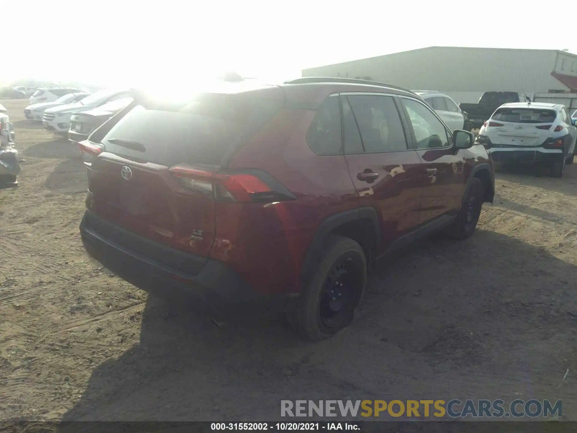 4 Photograph of a damaged car 2T3F1RFVXMW194794 TOYOTA RAV4 2021