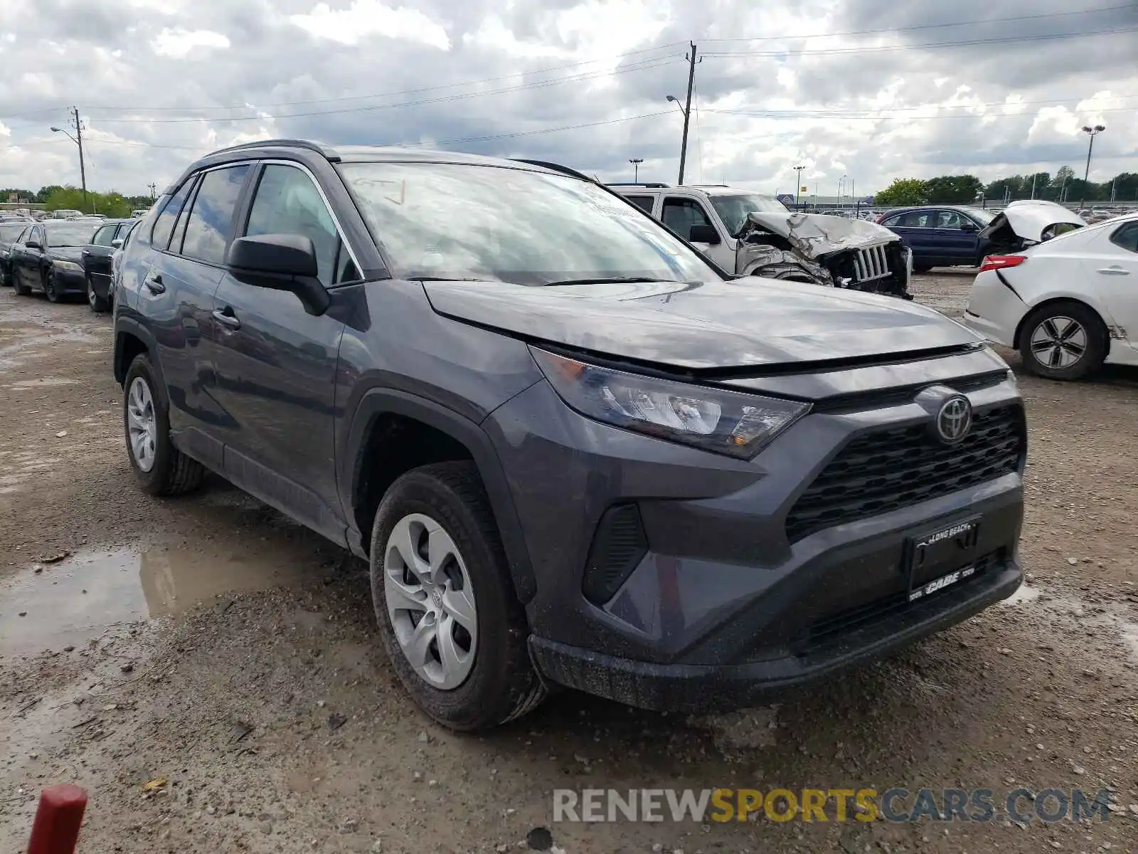 1 Photograph of a damaged car 2T3F1RFVXMW199574 TOYOTA RAV4 2021