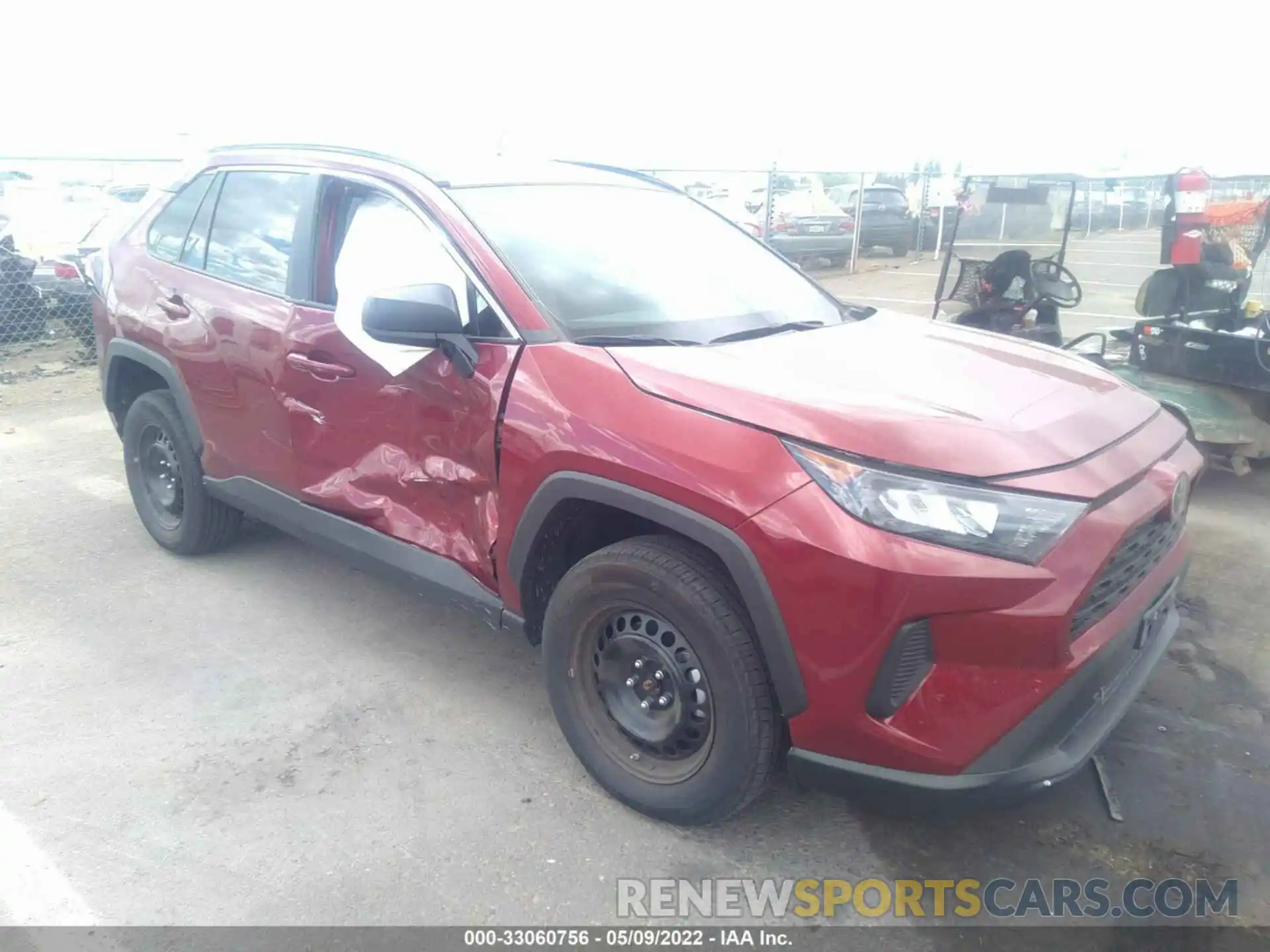 1 Photograph of a damaged car 2T3F1RFVXMW202277 TOYOTA RAV4 2021