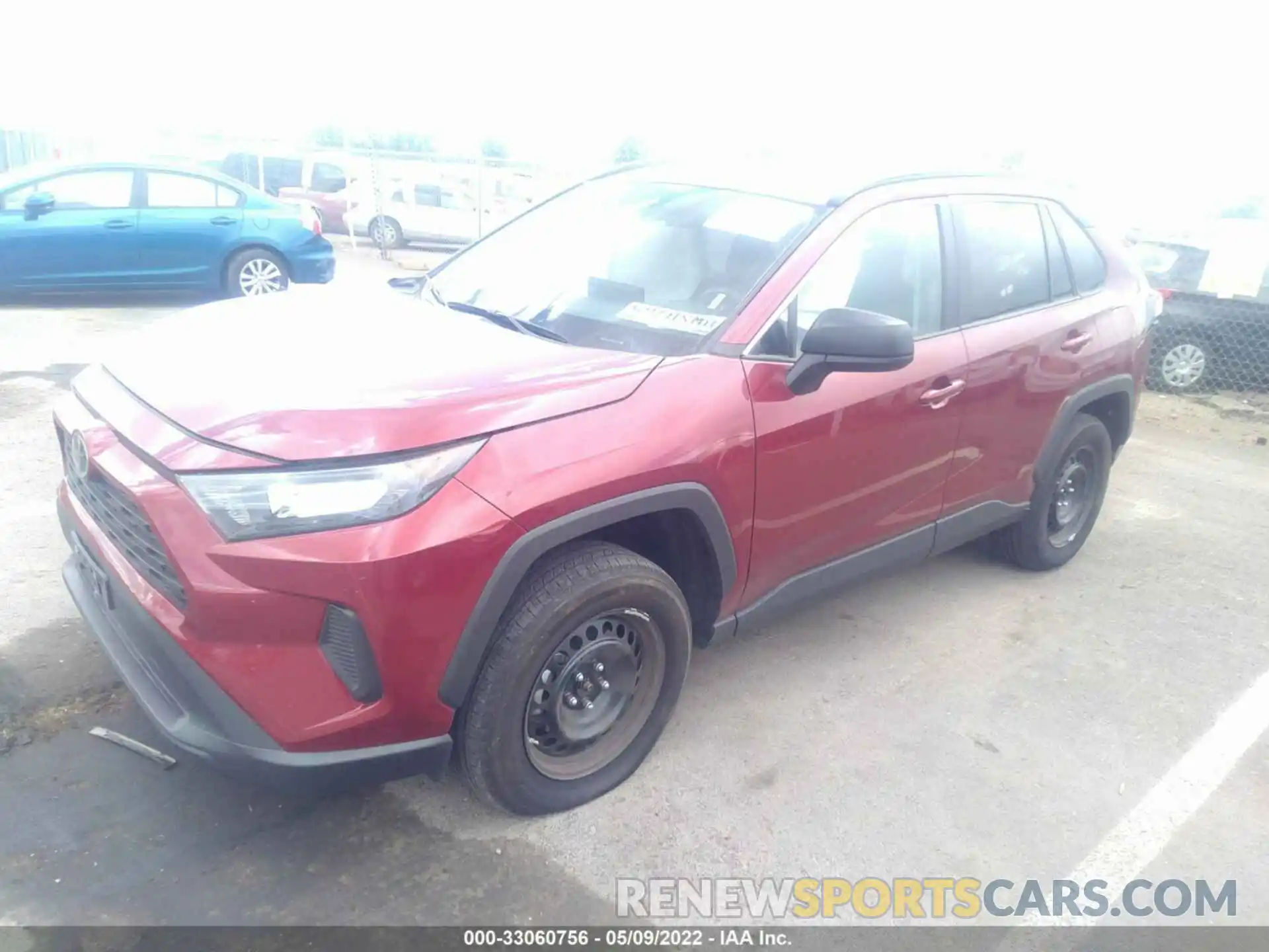 2 Фотография поврежденного автомобиля 2T3F1RFVXMW202277 TOYOTA RAV4 2021