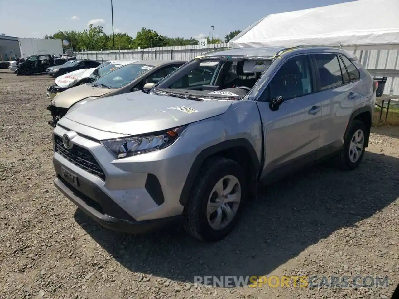 2 Фотография поврежденного автомобиля 2T3F1RFVXMW204613 TOYOTA RAV4 2021