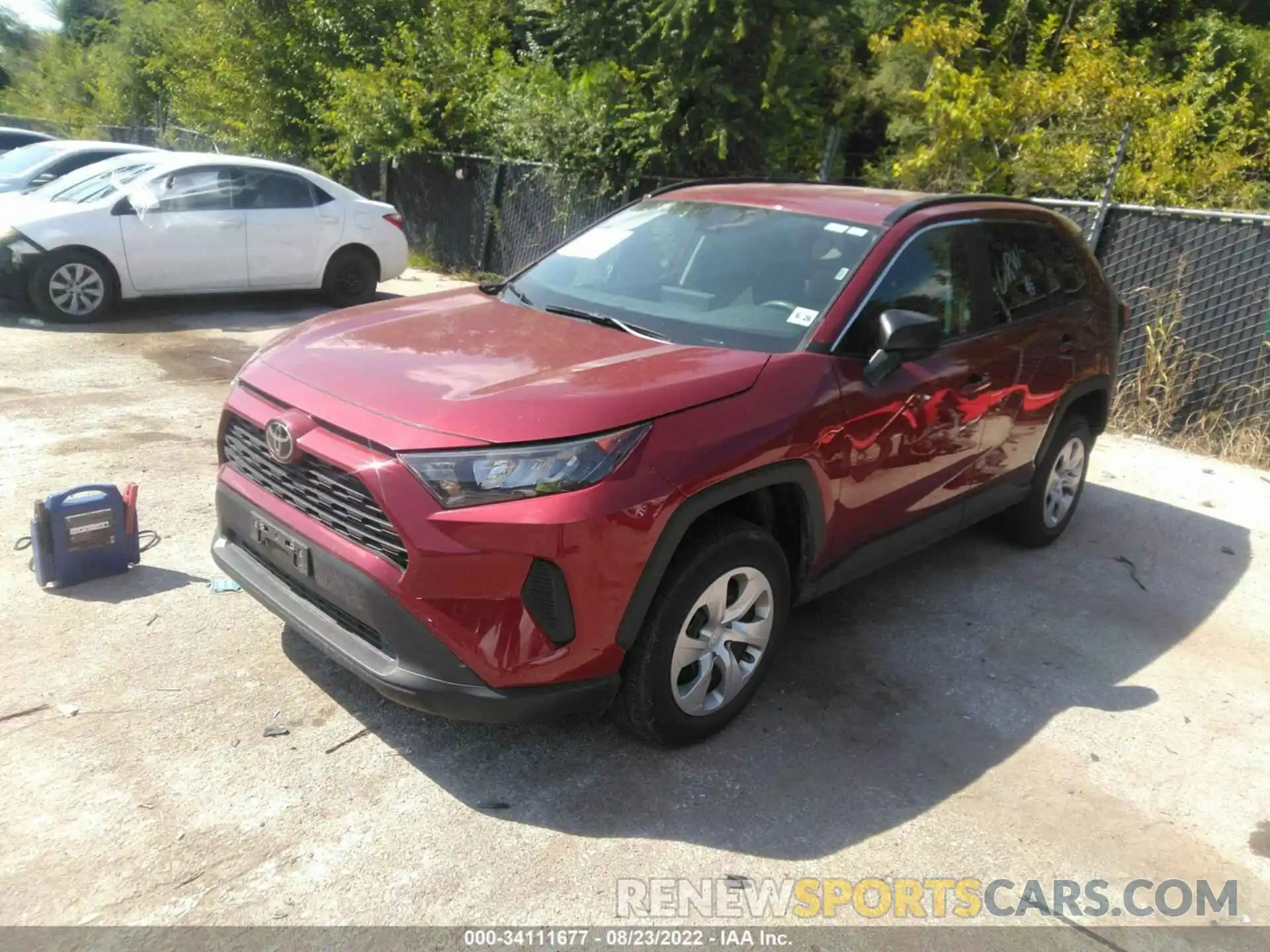 2 Фотография поврежденного автомобиля 2T3F1RFVXMW206748 TOYOTA RAV4 2021