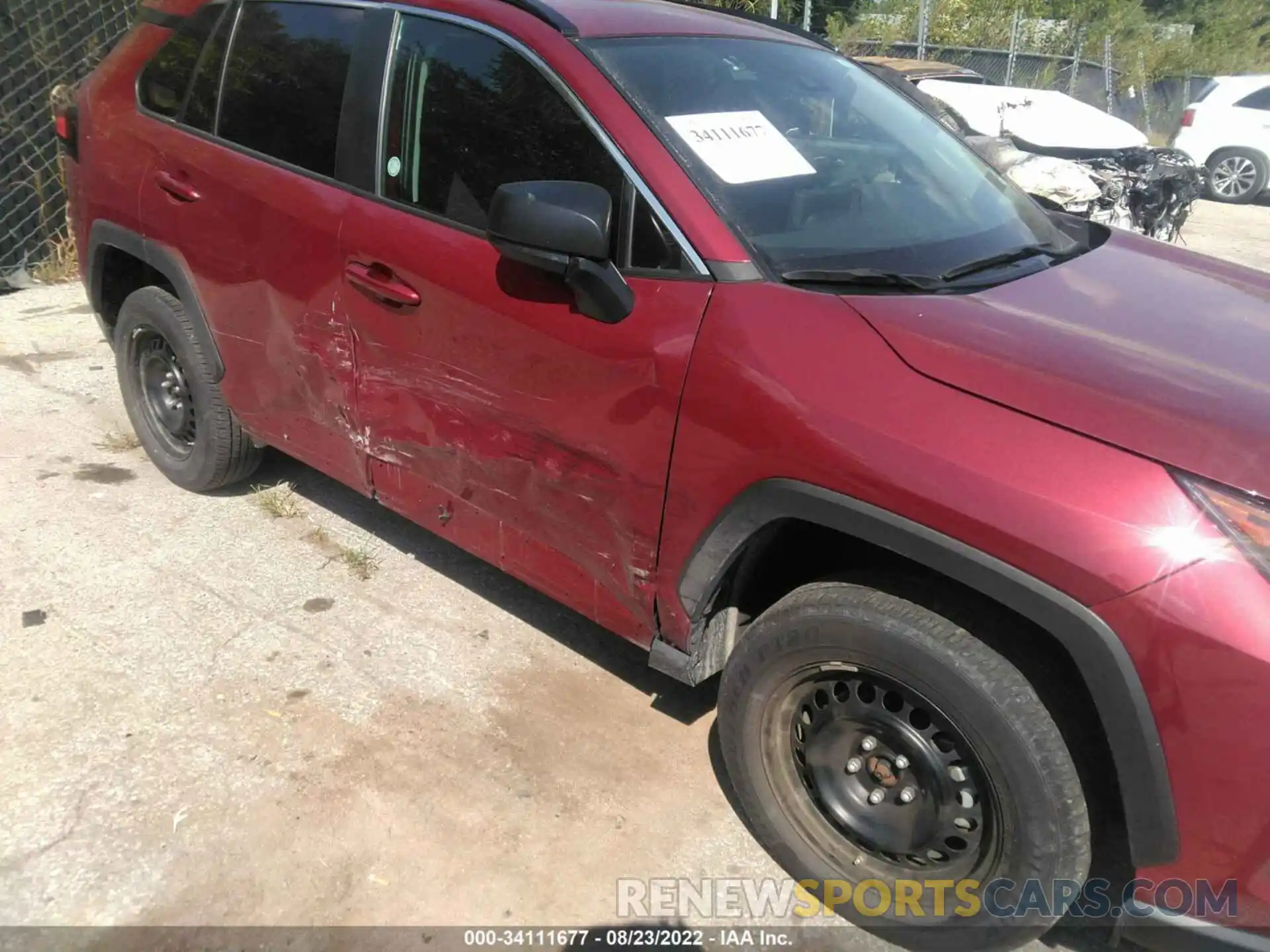 6 Фотография поврежденного автомобиля 2T3F1RFVXMW206748 TOYOTA RAV4 2021