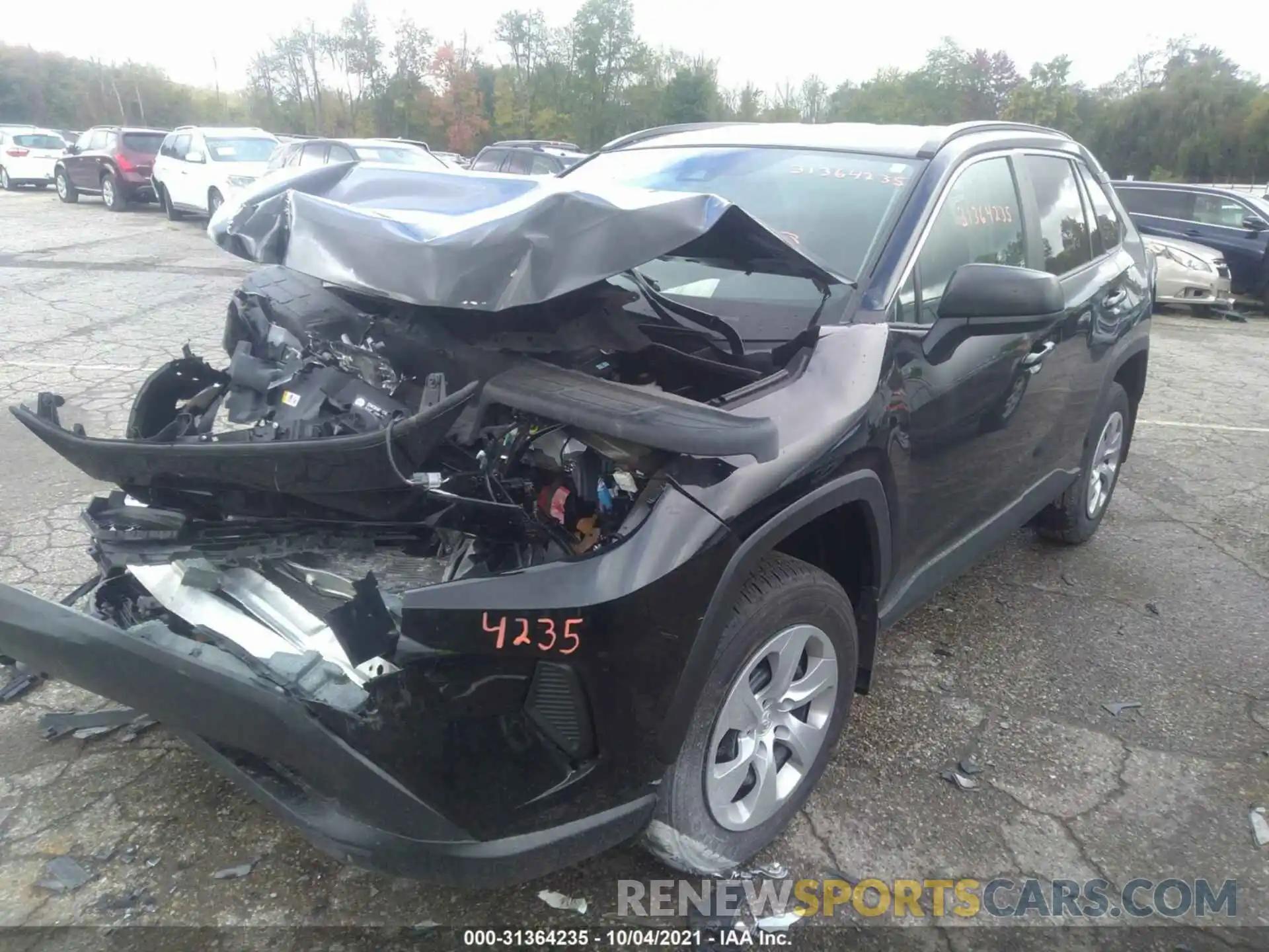 2 Photograph of a damaged car 2T3F1RFVXMW212534 TOYOTA RAV4 2021