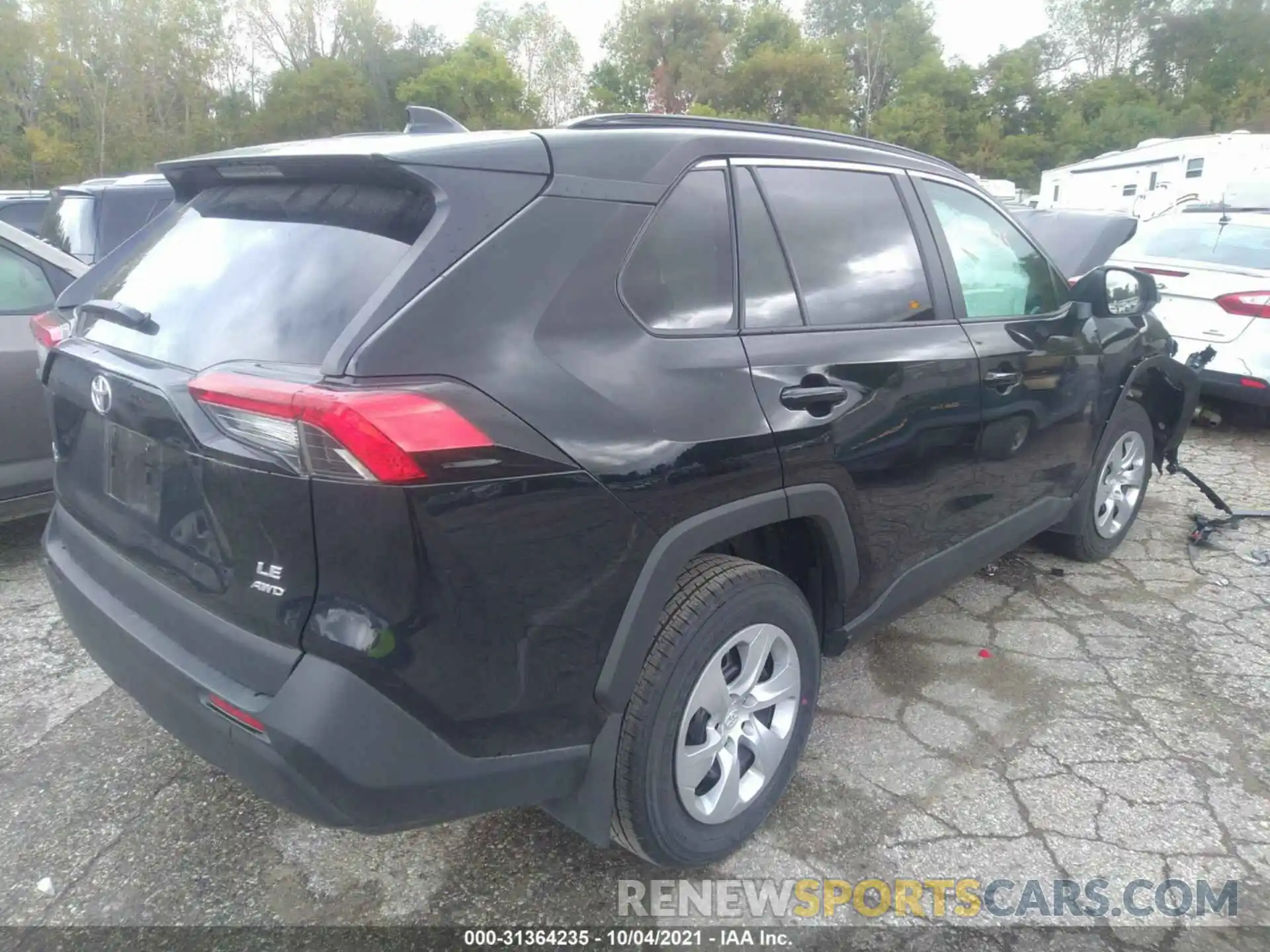 4 Photograph of a damaged car 2T3F1RFVXMW212534 TOYOTA RAV4 2021