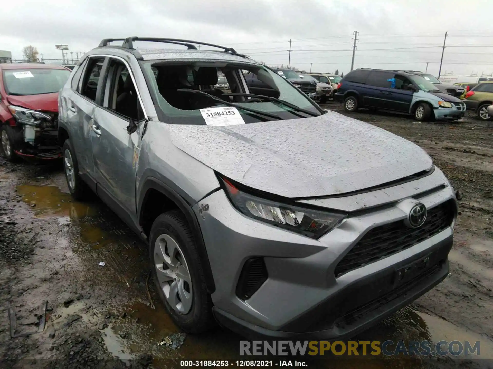 1 Photograph of a damaged car 2T3G1RFV0MC216341 TOYOTA RAV4 2021