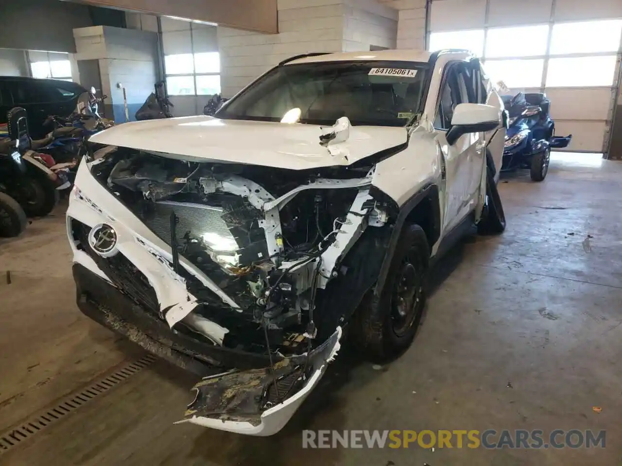 2 Photograph of a damaged car 2T3G1RFV0MC231003 TOYOTA RAV4 2021