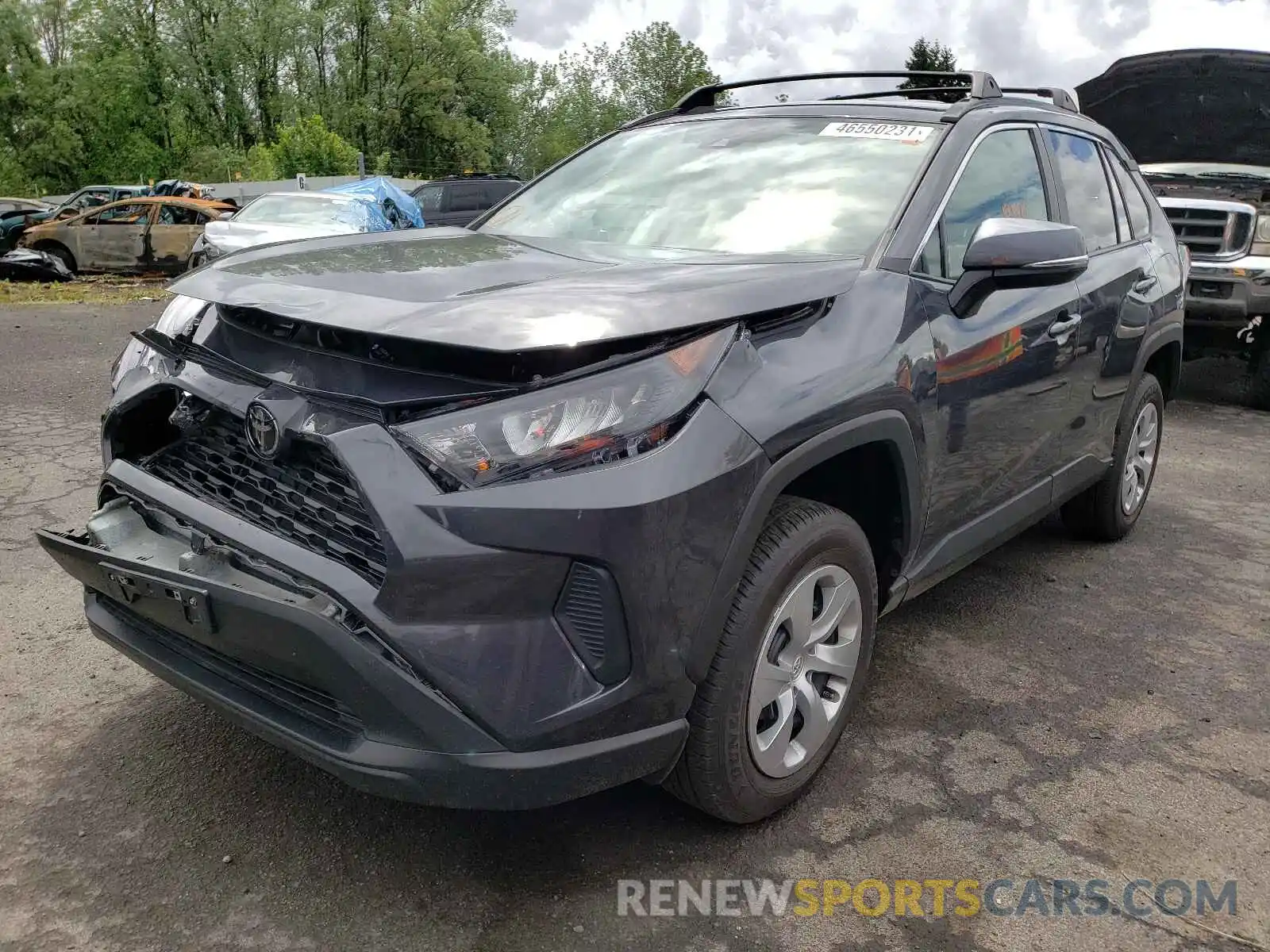 2 Photograph of a damaged car 2T3G1RFV0MW147696 TOYOTA RAV4 2021