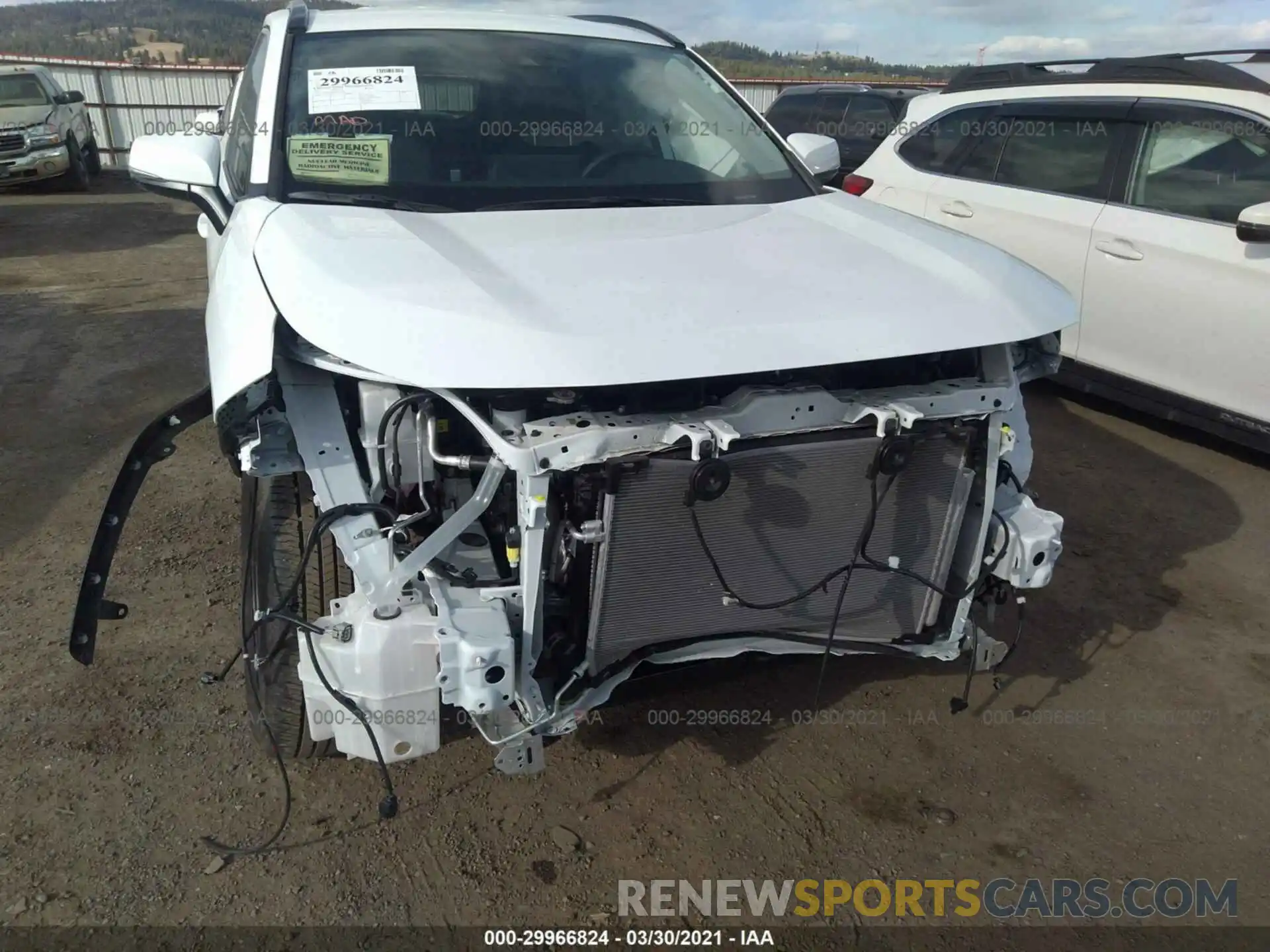 6 Фотография поврежденного автомобиля 2T3G1RFV0MW171108 TOYOTA RAV4 2021