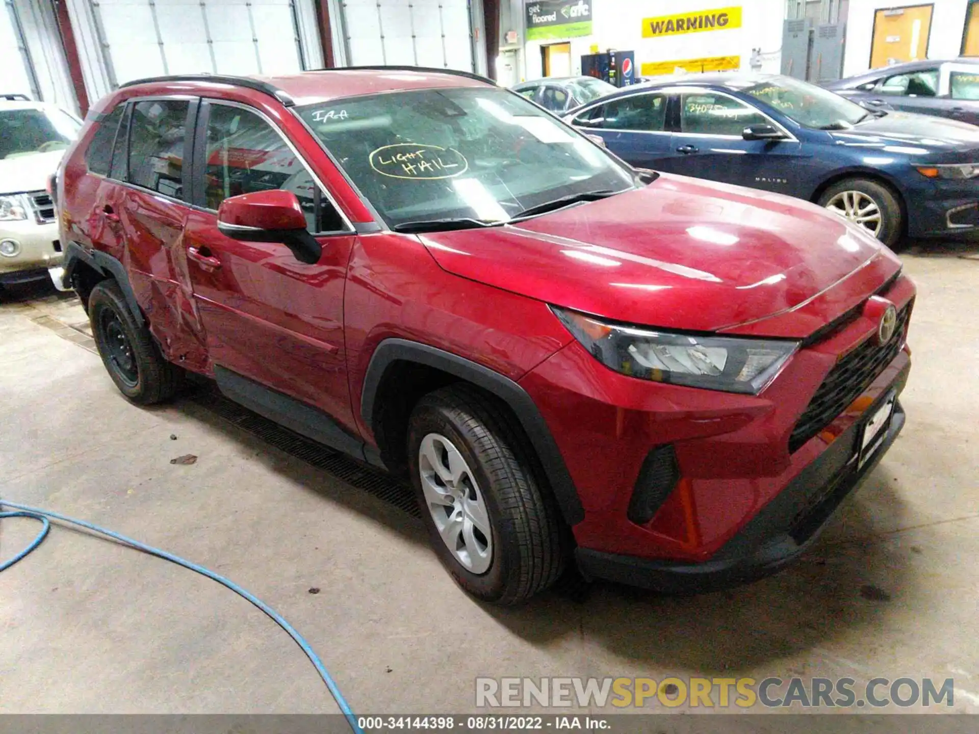 1 Фотография поврежденного автомобиля 2T3G1RFV0MW190886 TOYOTA RAV4 2021