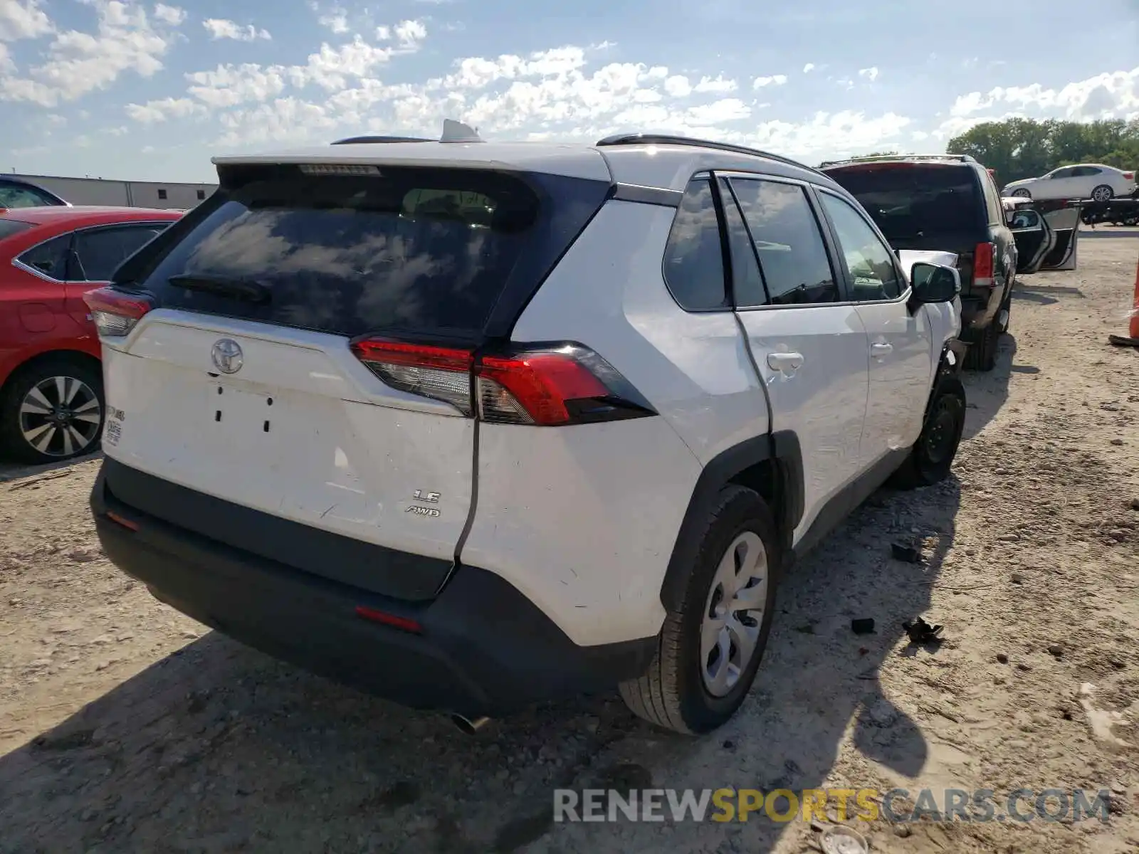 4 Photograph of a damaged car 2T3G1RFV1MC151676 TOYOTA RAV4 2021