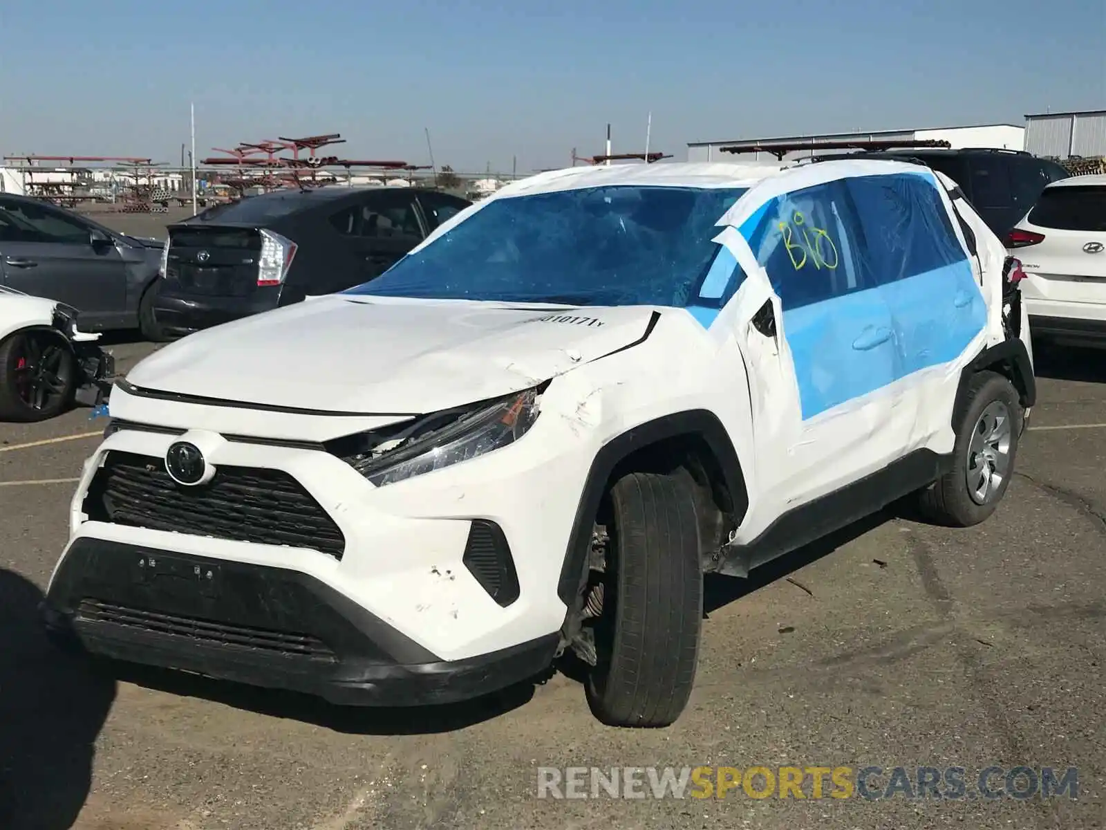 2 Photograph of a damaged car 2T3G1RFV1MC152665 TOYOTA RAV4 2021