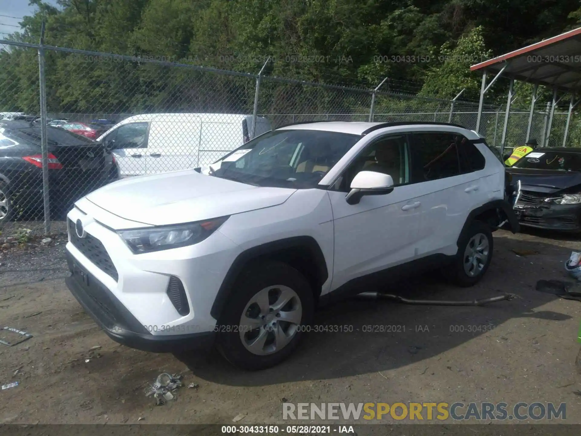 2 Фотография поврежденного автомобиля 2T3G1RFV1MC155114 TOYOTA RAV4 2021