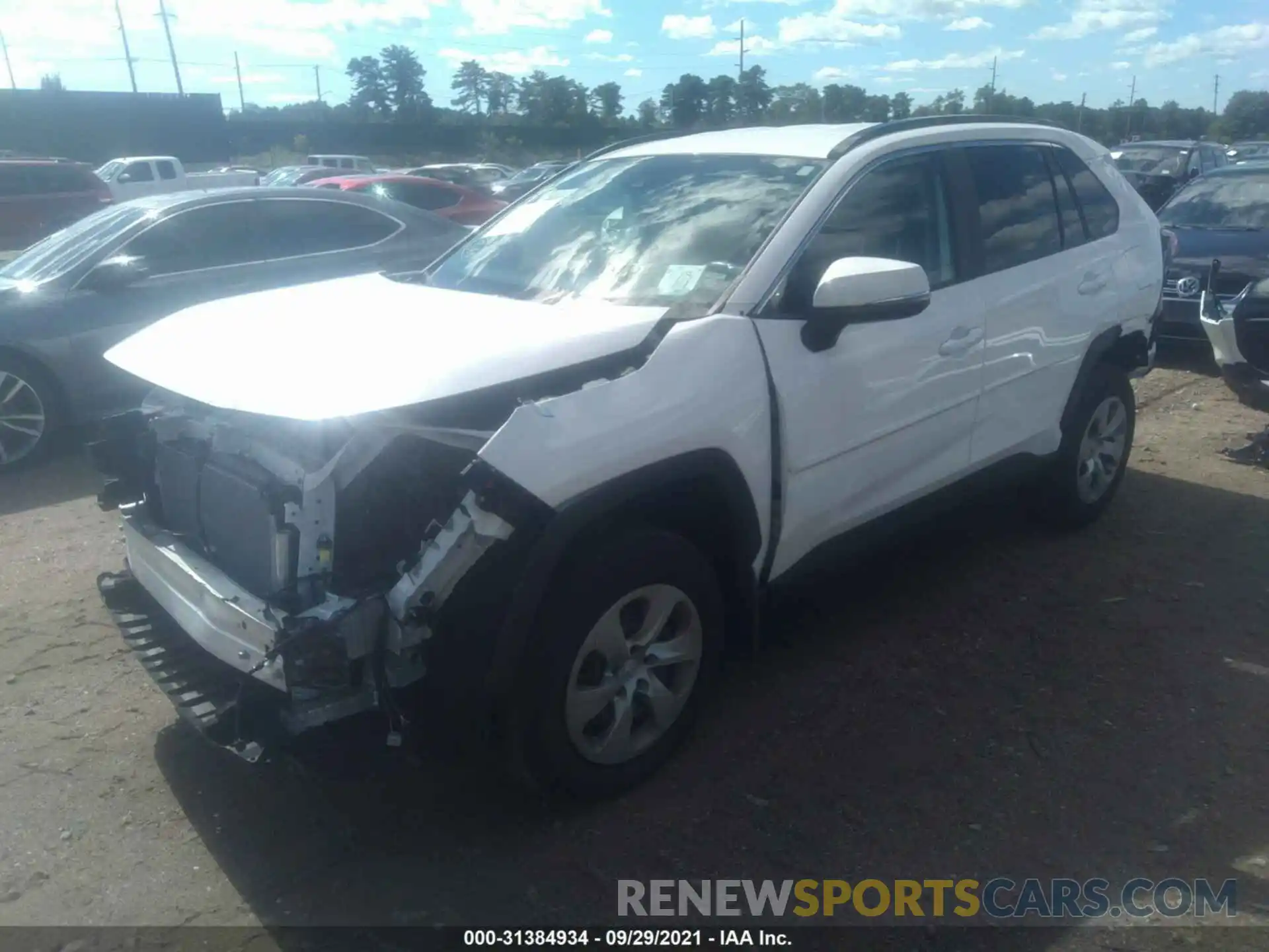 2 Photograph of a damaged car 2T3G1RFV1MC189666 TOYOTA RAV4 2021