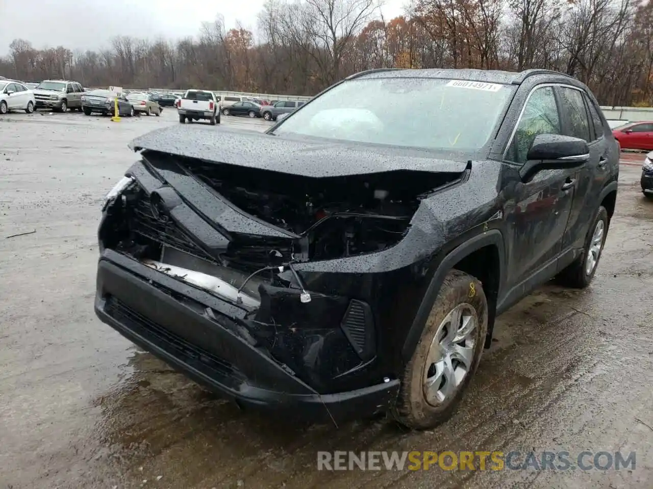 2 Photograph of a damaged car 2T3G1RFV1MC234122 TOYOTA RAV4 2021