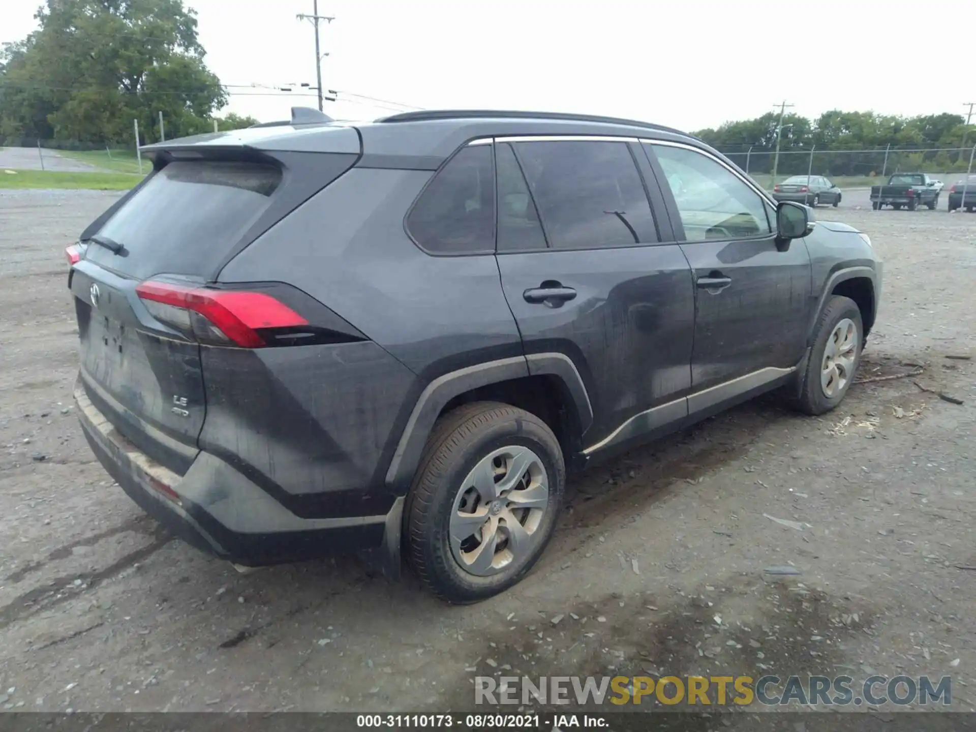 4 Photograph of a damaged car 2T3G1RFV1MW143270 TOYOTA RAV4 2021